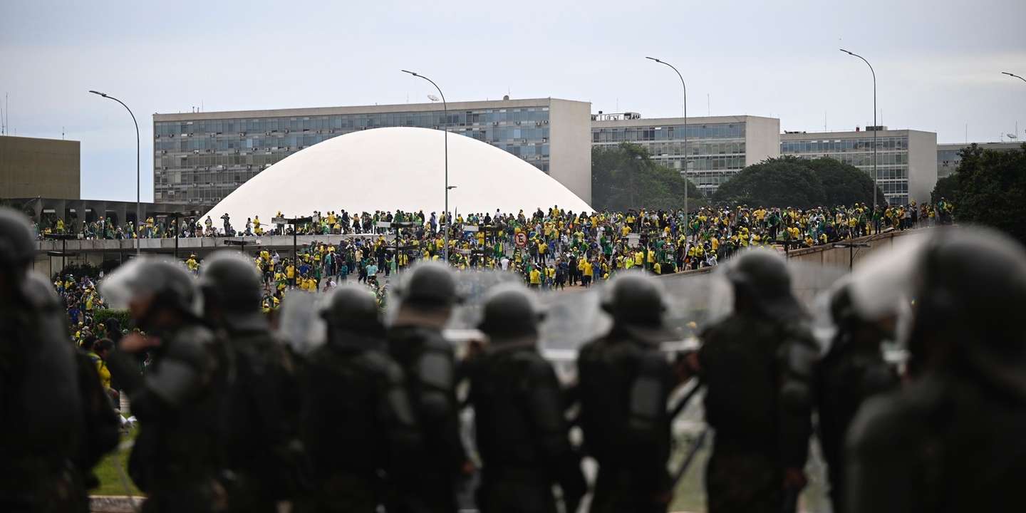 Supporters of former Brazilian President Jair Bolsonaro storm Congress building