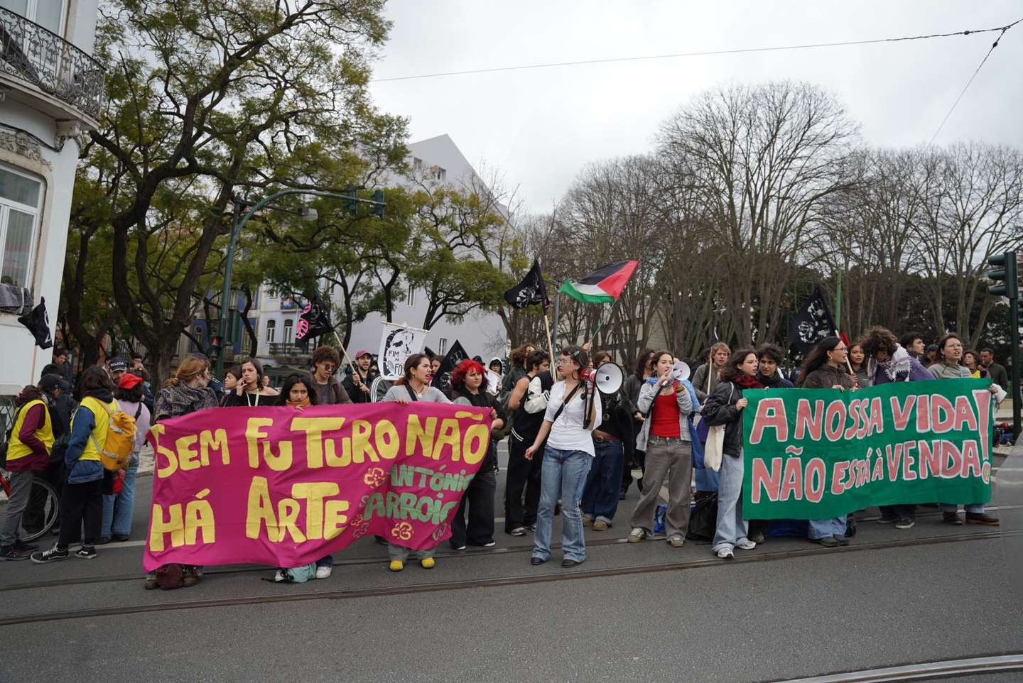 Protesto crise climática