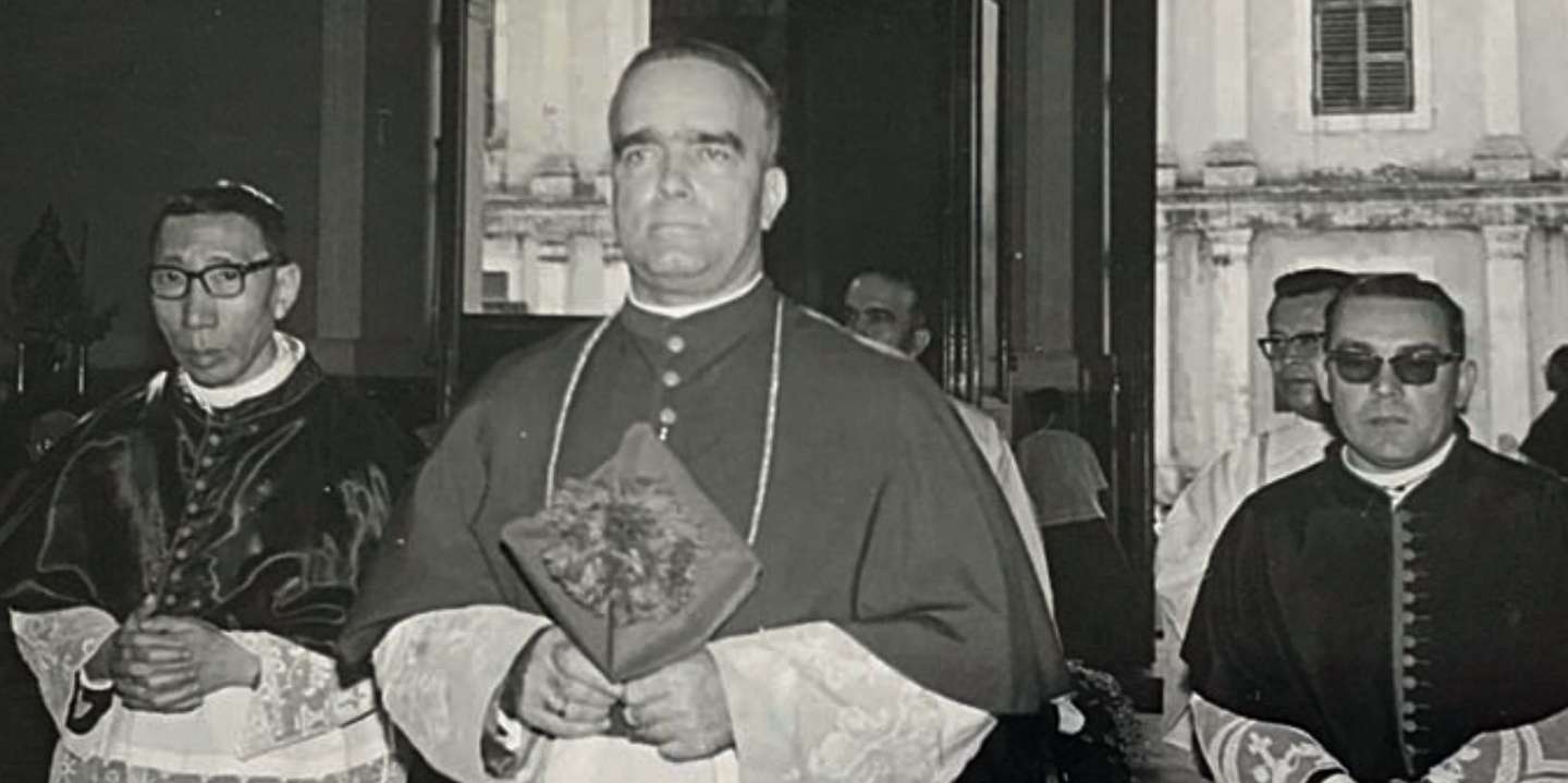 Paulo José Tavares foi bispo de Macau de 1961 a 1973 (foto retirada do livro "D. Paulo José Tavares – O bispo diplomata", de António Pedro Costa)