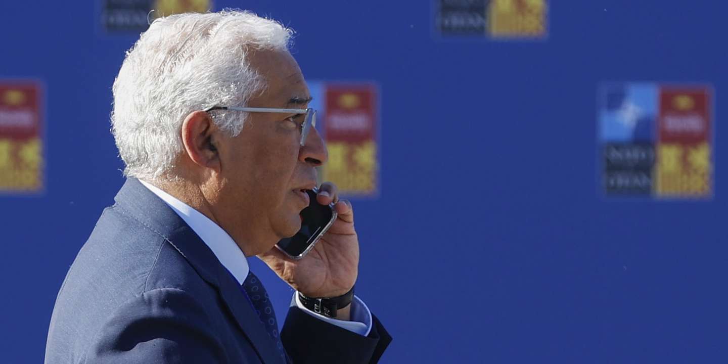 epa10040282 Portuguese Prime Minister, Antonio Costa, arrives to attend the first day of the NATO Summit at IFEMA Convention Center, in Madrid, Spain, 29 June 2022. Some 40 world leaders are to attend the summit, running from 29 to 30 June, focused on the ongoing Russian invasion of Ukraine. Spain hosts the event to mark the 40th anniversary of its accession to NATO.  EPA/J.J. Guillen