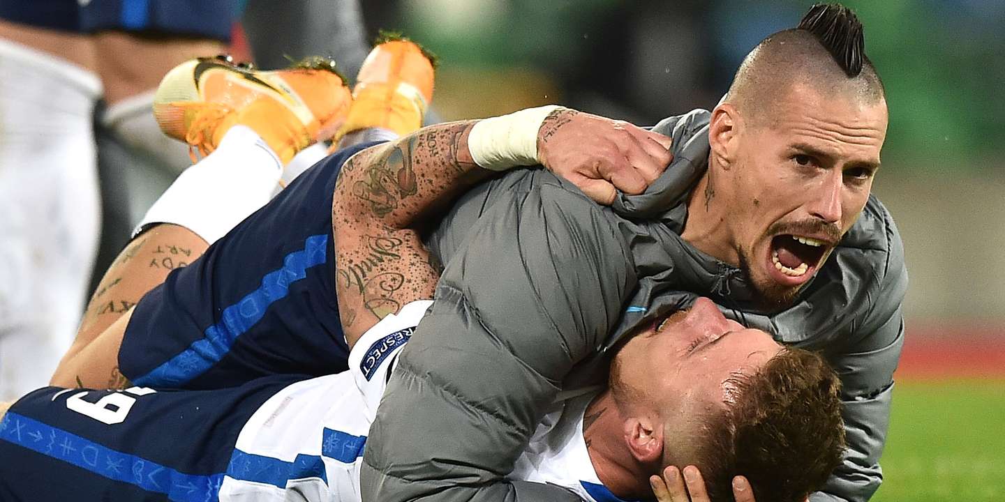 Eslováquia acabou fase de grupos com Croácia, País de Gales, Hungria e Azerbaijão em terceiro mas bateu no playoff a Rep. Irlanda e a Irlanda do Norte