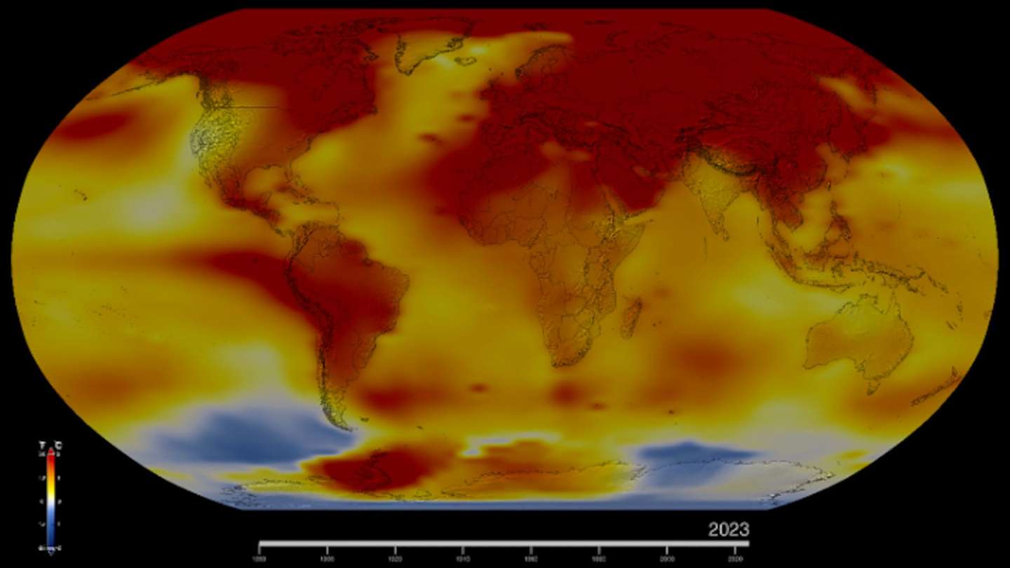 NASA confirmou que 2023 foi o ano mais quente de que há registo