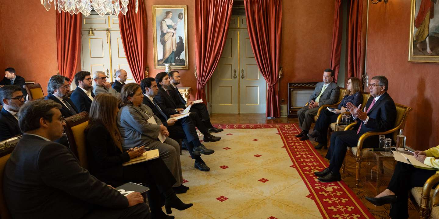 Fotografia publicada no site da Presidência da República. Miguel Figueiredo Lopes/Presidência da República