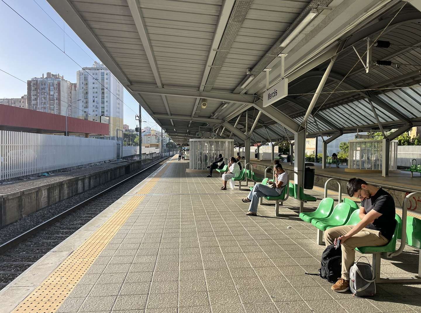 Greve geral, 3 de junho de 2026, estação Mercês, Linha de Sintra