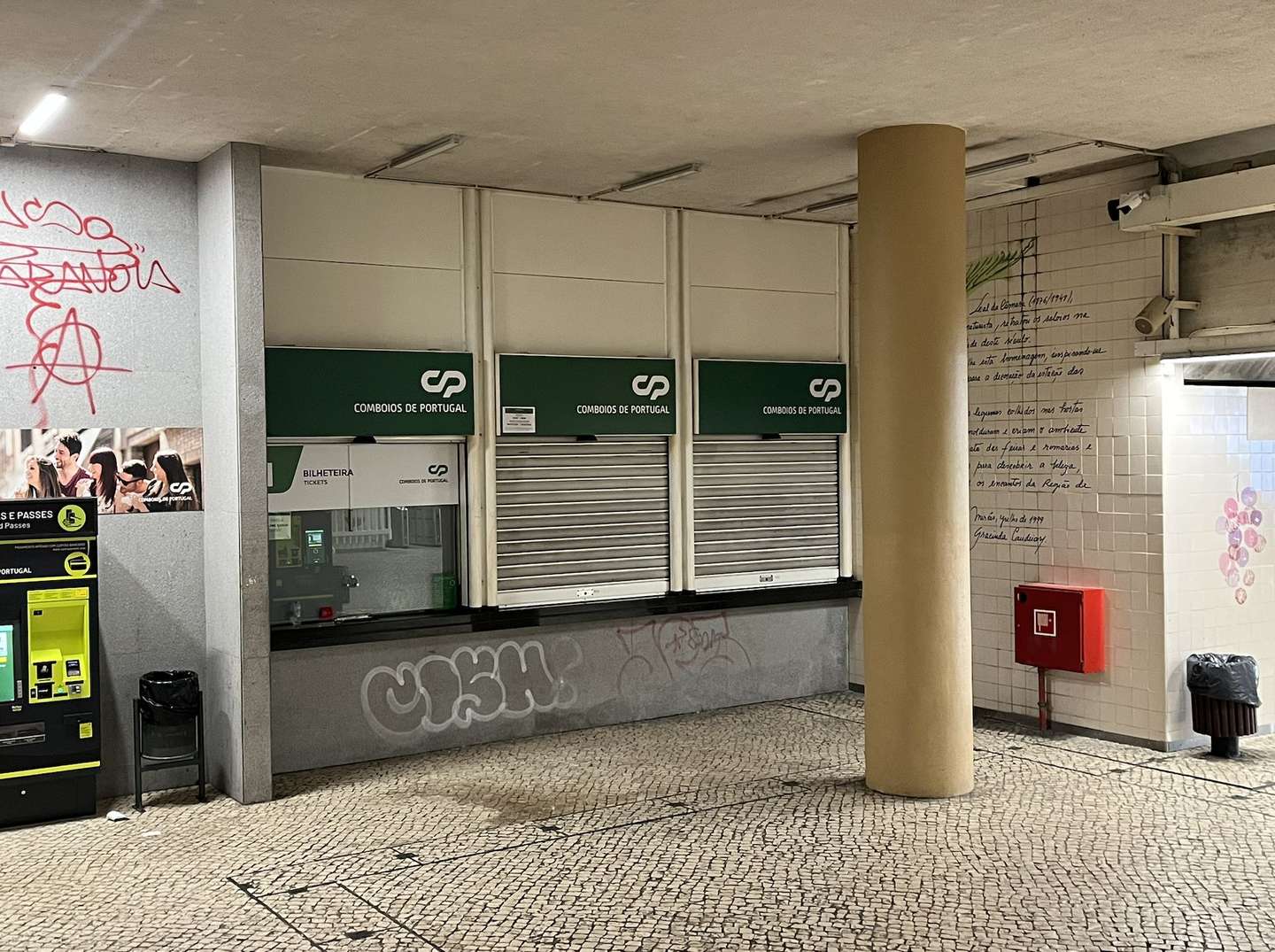 Greve geral, 3 de junho de 2026, estação Mercês, Linha de Sintra