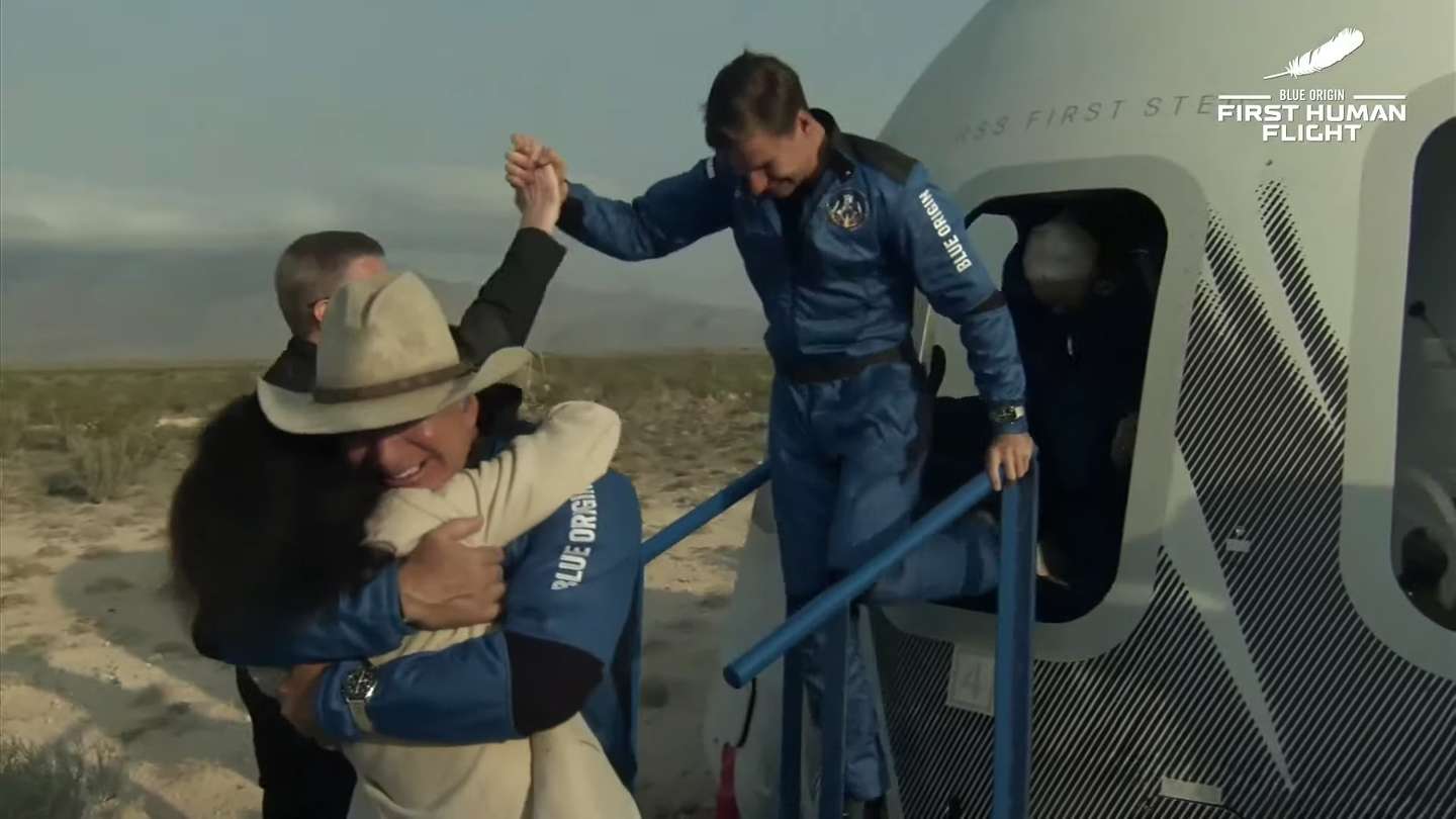 Blue Origin's Manned Launch Of New Shepard Rocket