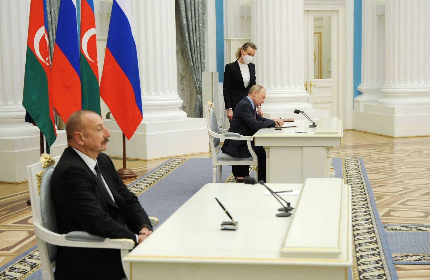 Vladimir Putin - Ilham Aliyev meeting in Moscow