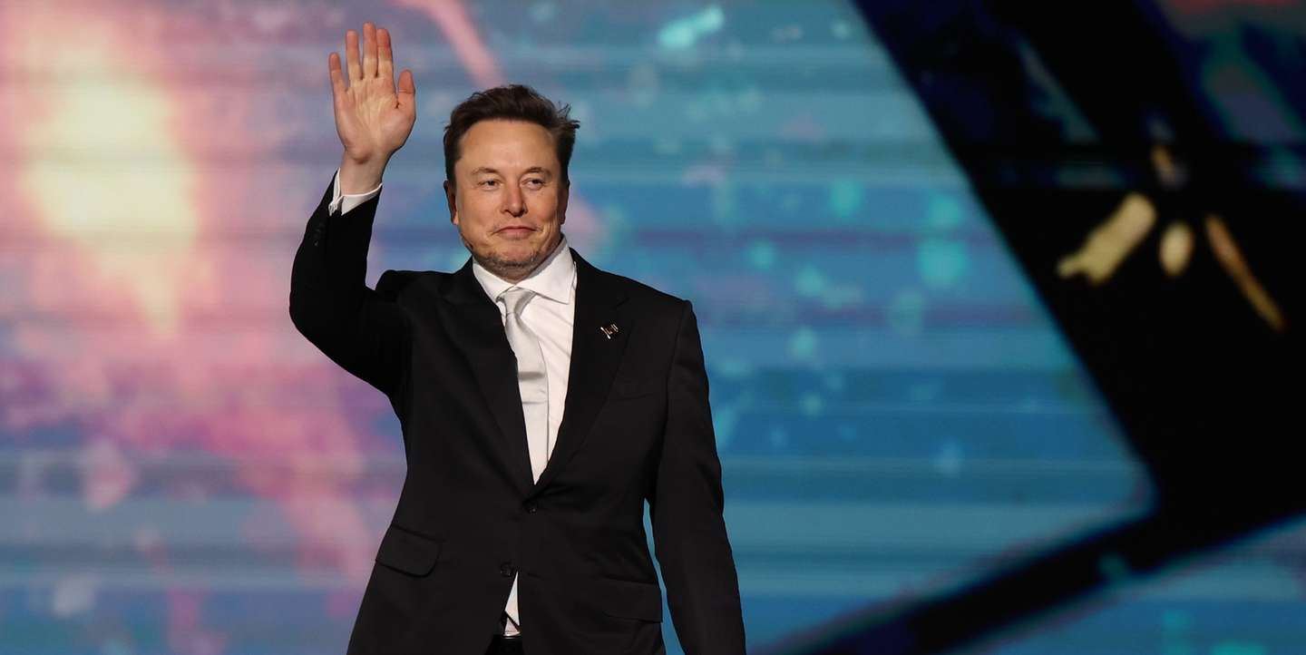epa12096589 SpaceX and xAI CEO Elon Musk attends a panel at the Saudi-US Investment Forum in Riyadh, Saudi Arabia, 13 May 2025. The forum is taking place during the state visit of US President Trump to Saudi Arabia on 13 May.  EPA/ALI HAIDER