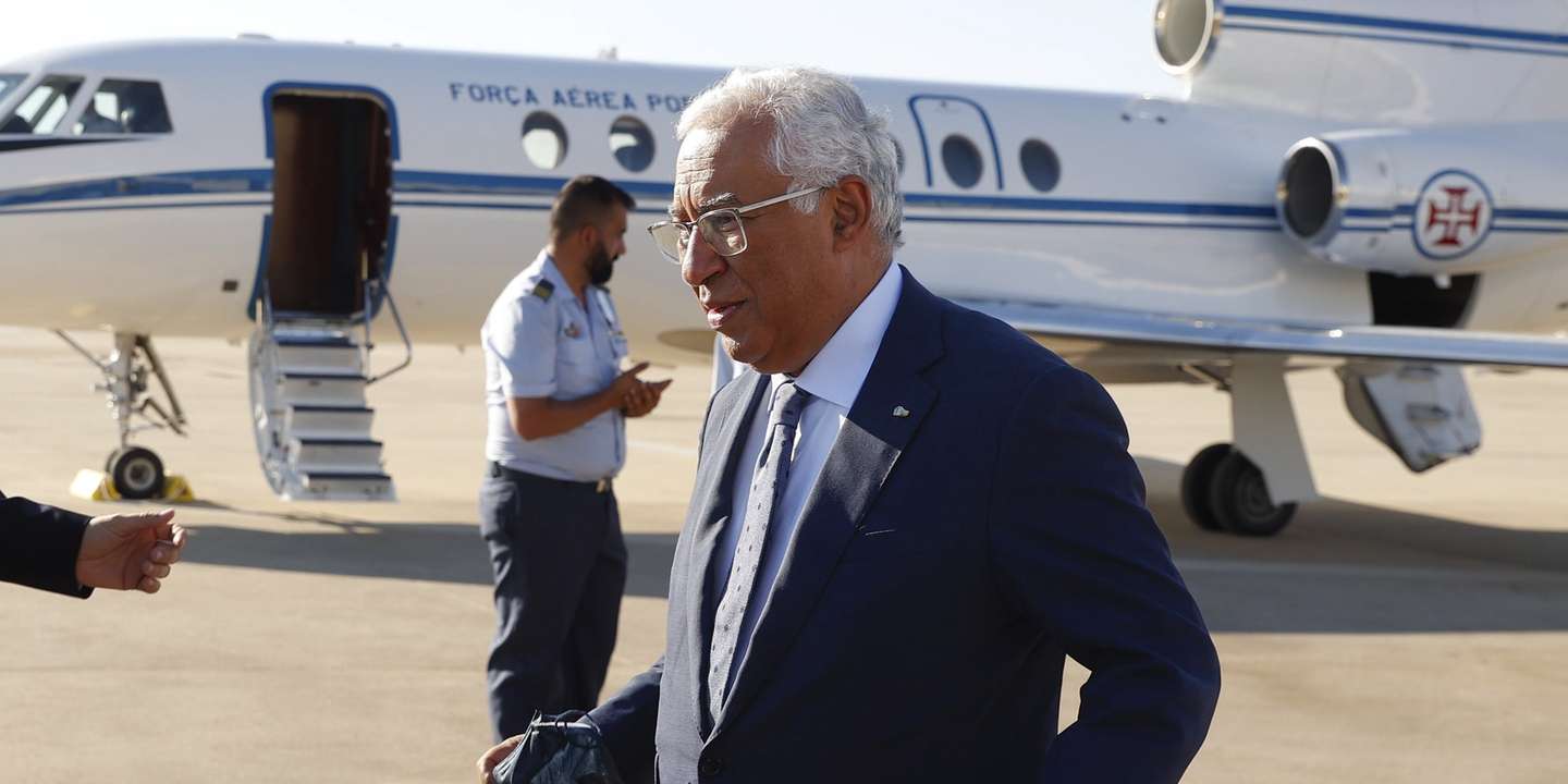 epa10039260 Portuguese Prime Minister, Antonio Costa, arrives at the airbase of Torrejon de Ardoz, in Madrid, Spain, 28 June 2022. Heads of State and Government from NATO's member countries and key partners are gathering in Madrid to discuss important issues facing the Alliance and endorse NATO's new Strategic Concept, the Organization said.  EPA/J.J. Guillen / POOL POOL