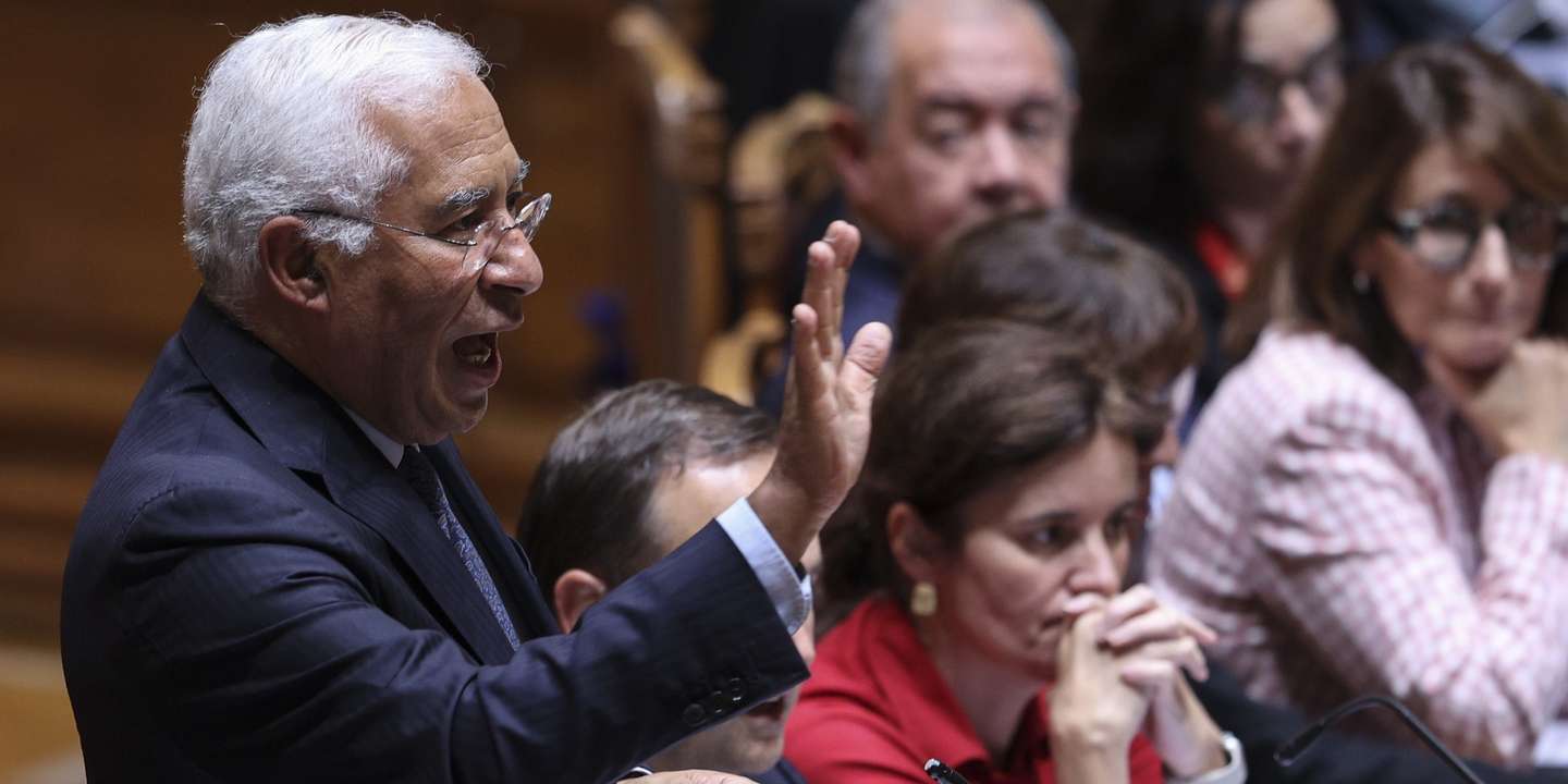 O primeiro-ministro, António, Costa, intervém durante o debate parlamentar de discussão e aprovação do Orçamento do Estado para 2024 na Assembleia da República em Lisboa, 30 de outubro de 2023. MIGUEL A. LOPES/LUSA