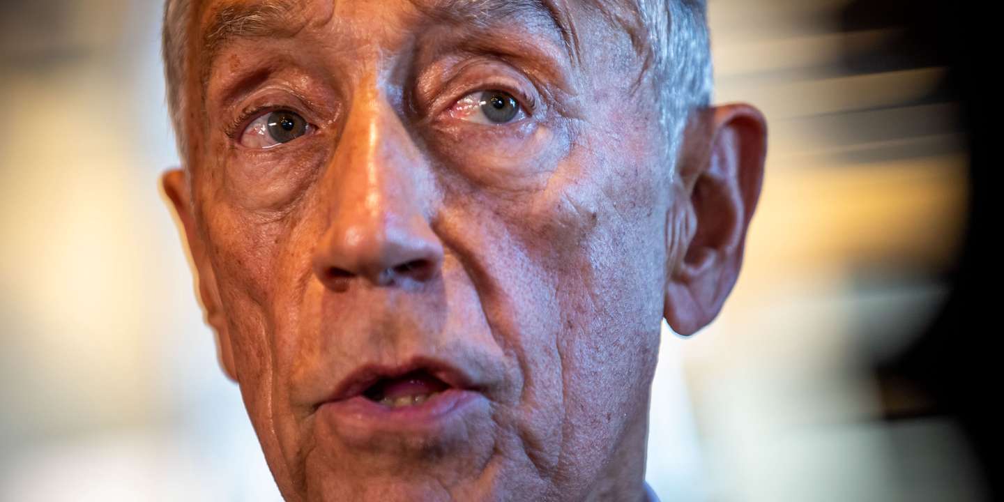 O Presidente da República, Marcelo Rebelo de Sousa, fala aos jornalistas após a reunião do Conselho de Estado, que contou com a presença do enviado dos Estados Unidos à Ocean Summit, John Kerry (ausente da foto), na Cidadela de Cascais, em Cascais, 28 de junho de 2022. JOSE SENA GOULAO/LUSA