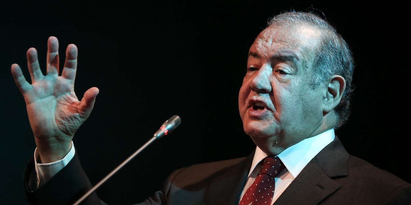 O Ministro da economia e do mar, António Costa Silva, discursa durante a cerimónia de assinatura das Agendas Mobilizadoras, em Lisboa, 17 de setembro de 2022.  RODRIGO ANTUNES/LUSA
