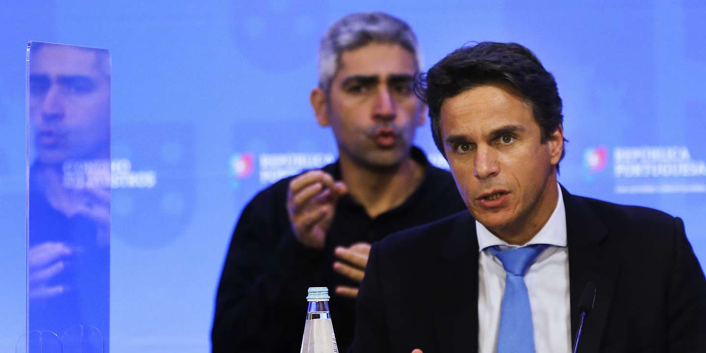 O secretário de Estado das Finanças, João Nuno Mendes, intervém durante uma conferência de imprensa no final da reunião do Conselho de Ministros, no Centro Cultural de Belém, em Lisboa, 13 de maio de 2021. MANUEL DE ALMEIDA/LUSA