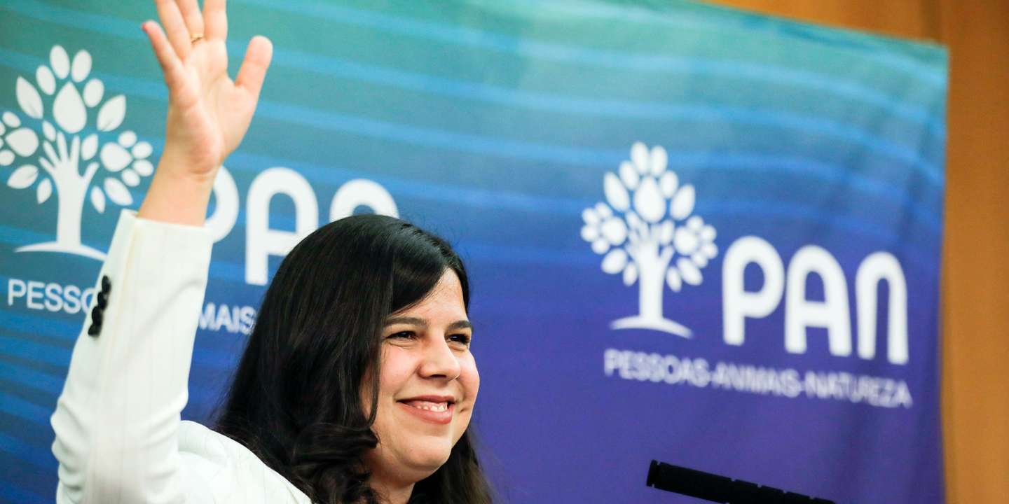 A candidata a porta-voz do Partido Pessoas-Animais-Natureza (PAN) Inês de Sousa Real, discursa durante o VIII Congresso do partido com o tema “Semear o Futuro” que decorre hoje e amanhã em Tomar, 05 de junho de 2021. PAULO CUNHA/LUSA