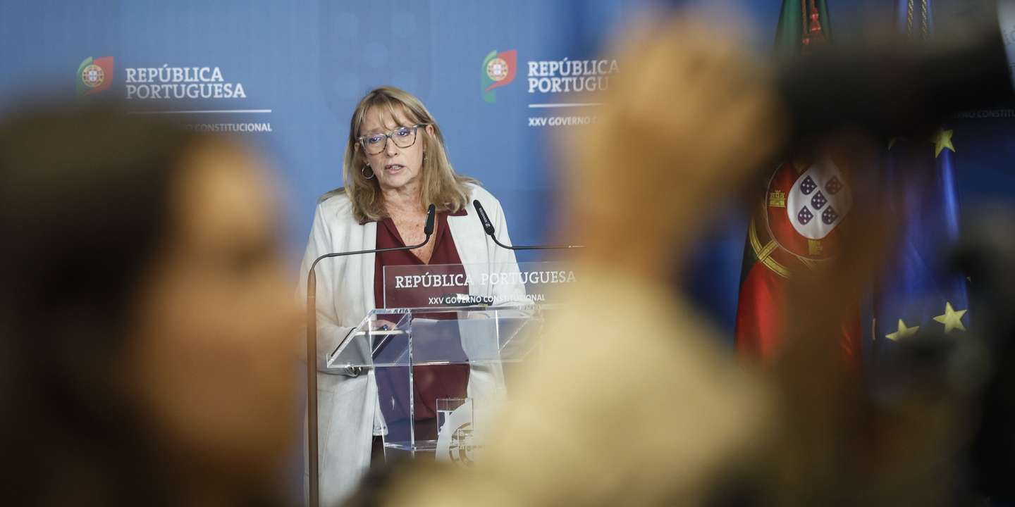 A ministra do Trabalho, Solidariedade e Segurança Social, Maria do Rosário Palma Ramalho, intervém durante a conferência de imprensa sobre a reunião do Conselho de Ministros, em Lisboa, 14 de maio de 2026. ANTÓNIO PEDRO SANTOS/LUSA