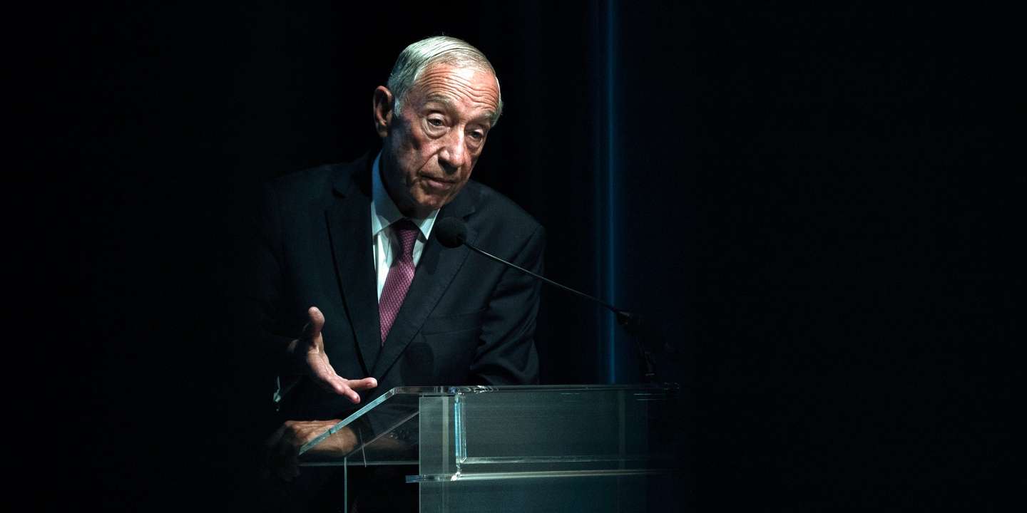 O Presidente da República, Marcelo Rebelo de Sousa, intervém durante o encerramento da Sister Cities Summit, organizada pela FLAD, em parceria com o Governo dos Açores, no âmbito das comemorações dos seus 40 anos, Ponta Delgada, Açores, 27 de Junho de 2025. EDUARDO COSTA/LUSA