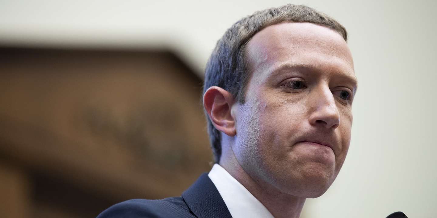 epa08925055 Chairman and CEO of Facebook Mark Zuckerberg testifies before the US House Financial Services Committee hearing on 'An Examination of Facebook and Its Impact on the Financial Services and Housing Sectors', on Capitol Hill in Washington, DC, USA, 23 October 2019 (reissued 07 January 2021). Media reports on 07 January 2021 state Facebook has suspended US President Donald Trump from his Facebook account. The suspension will last at least two weeks and could be expanded indefinitely Facebook said. The move comes after recent remarks by President Trump.  EPA/MICHAEL REYNOLDS *** Local Caption *** 55572719