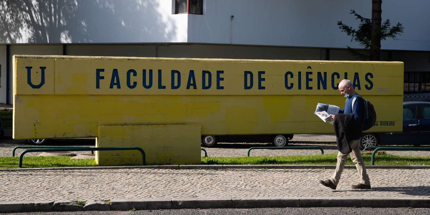 Faculdade de Ciências da Universidade de Lisboa, em Lisboa 11 de fevereiro de 2022. JOSÉ SENA GOULÃO/LUSA
