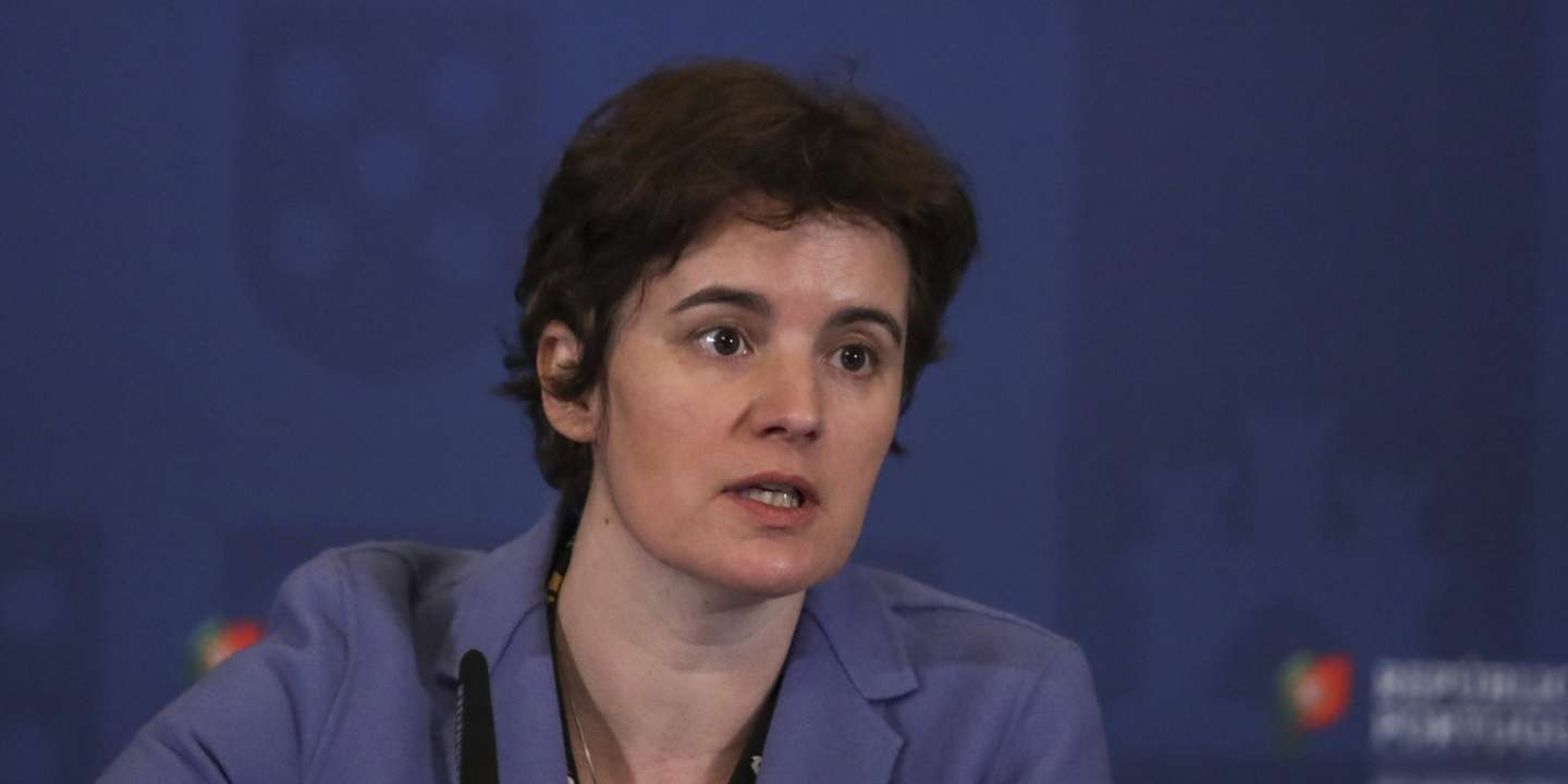 A ministra de Estado e da Presidência, Mariana Vieira da Silva, intervém n conferência de imprensa para anunciar as decisões do Conselho de Ministros para apresentação das novas medidas para conter o aumento dos preços energéticos e agroalimentares, Palácio da Ajuda, em Lisboa,11 de abril de 2021. ANTÓNIO COTRIM/LUSA