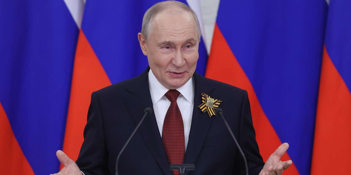 epa12944489 Russian President Vladimir Putin gestures speaking with media following his meeting with foreign delegations at the Kremlin in Moscow, Russia, 09 May 2026. Russia marks the 81 st anniversary of its victory over Nazi Germany and its allies in World War II.  EPA/MAXIM SHIPENKOV / POOL