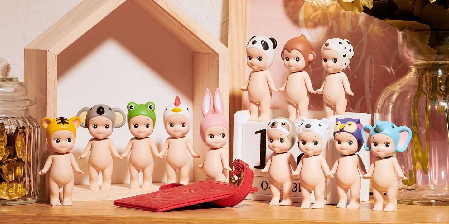 Os Sonny Angels têm várias categorias, desde fruta a animais