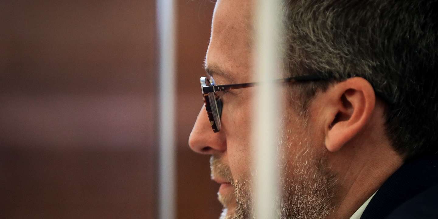 O ex-secretário de Estado Adjunto do primeiro-ministro do XIX Governo constitucional, Carlos Moedas, durante a sua audição na comissão eventual de Inquérito Parlamentar às perdas registadas pelo Novo Banco e imputadas ao Fundo de Resolução, na Assembleia da República, em Lisboa, 6 de abril de 2021. MÁRIO CRUZ/LUSA