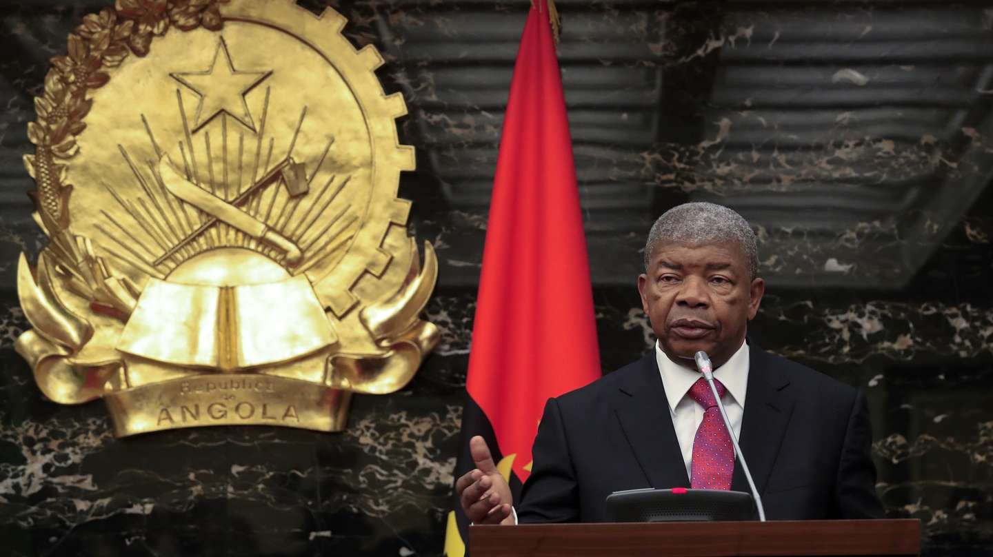 epa12936282 Angola's President Joao Lourenco and Gabon's President Brice Clotaire Oligui Nguema (not pictured) attend a joint press conference after their meeting at the Presidential Palace in Luanda, Angola, 06 May 2026. The Gabonese president's state visit to Angola comes at a time of growing rapprochement between the two countries, nearly a year after the Angolan president traveled to Libreville for an official visit.  EPA/AMPE ROGERIO