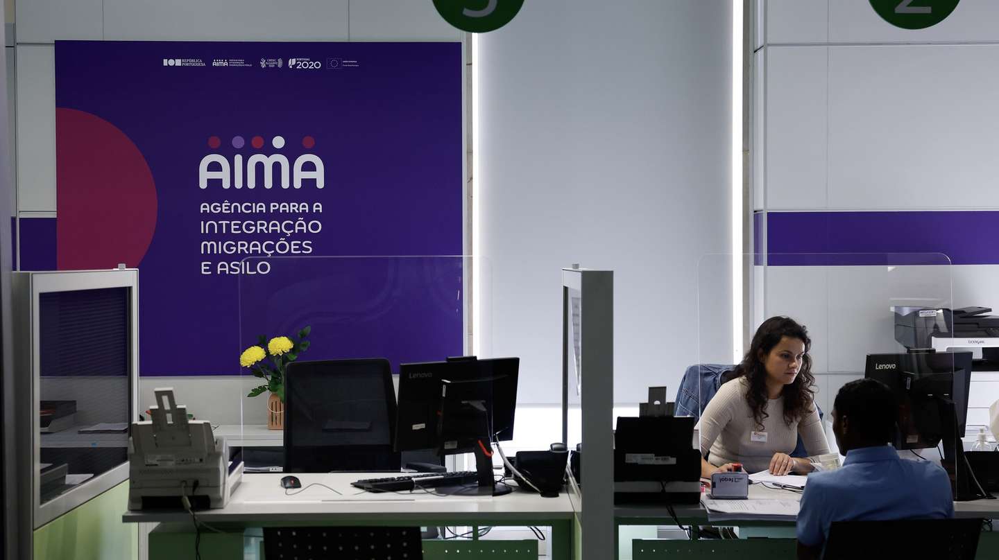 Novo conceito de loja a implementar pela Agência para a Integração, Migrações e Asilo (AIMA) em todo o país, Faro, 03 de novembro de 2023. LUÍS FORRA/LUSA