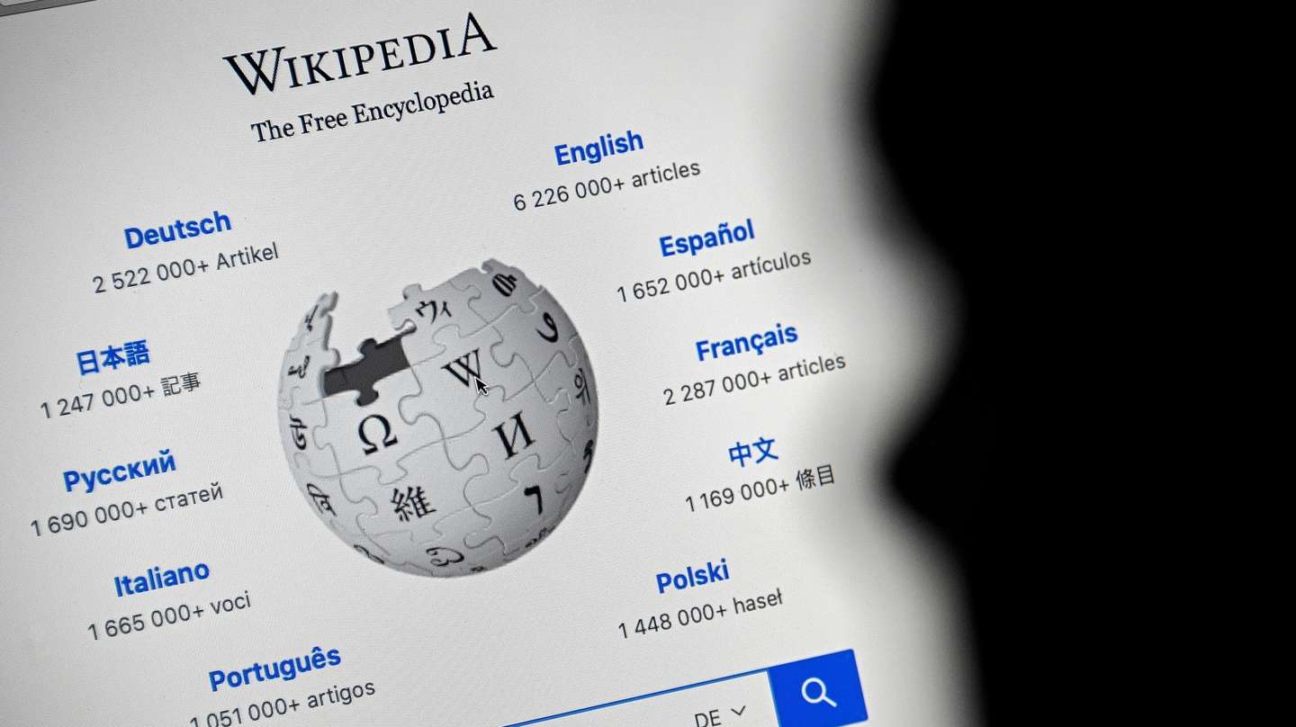 epaselect epa08935994 A close-up image shows the front page of the Wikipedia online encyclopedia on a mobile computer, in Cologne, Germany, 13 January 2021. The online encyclopedia Wikipedia was launched on 15 January 2001 by co-founder Jimmy Wales and is now one of the most visited website on the Internet. There are articles in around 300 languages, its service is still non-commercial, and the non-profit organization is financed solely by donations. More than three million volunteers write, edit and check the articles. Wikipedia has become a kind of basic knowledge of the world.  EPA/SASCHA STEINBACH