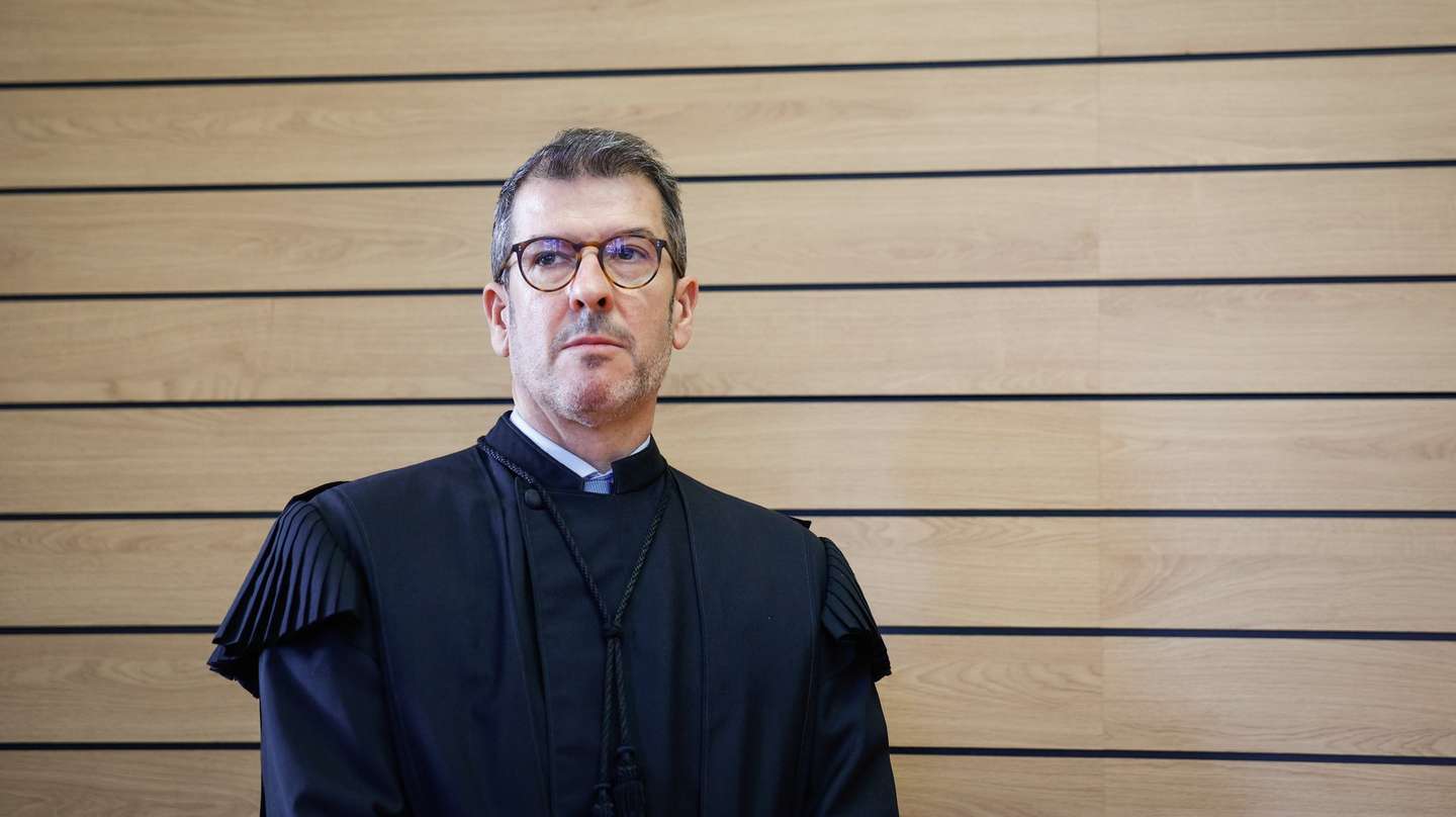 O novo diretor do Departamento Central de Investigação e Ação Penal (DCIAP), Rui Cardoso, durante a cerimónia de tomada de posse, na Procuradoria Geral da República, em Lisboa, 18 de novembro de 2024. ANTÓNIO PEDRO SANTOS/LUSA