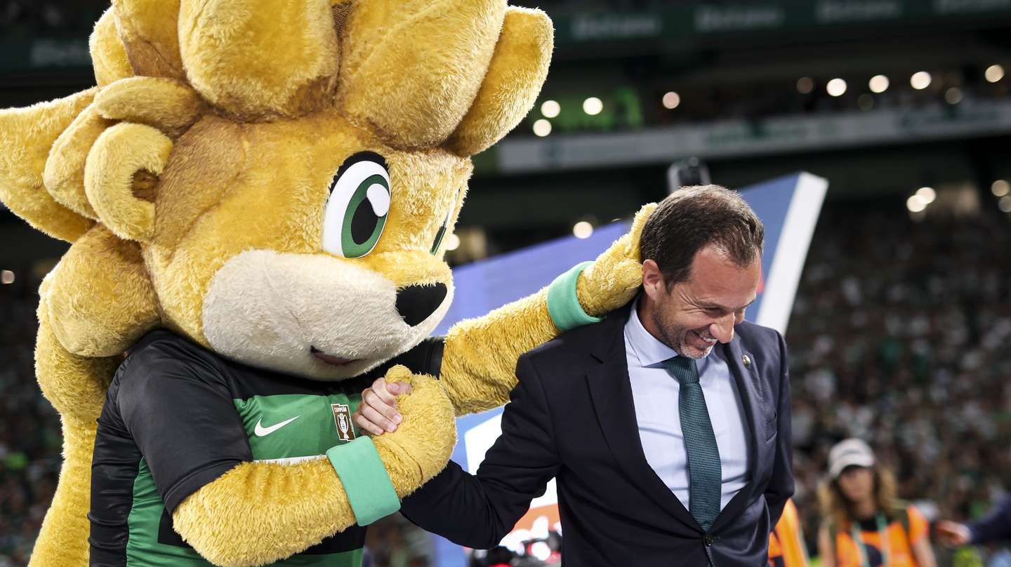 Sporting CP president Frederico Varandas after the Portuguese First League soccer match between Sporting CP and Vitoria SC (Guimaraes) at Alvalade Stadium in Lisbon, Portugal, 17 May 2025. FILIPE AMORIM/LUSA