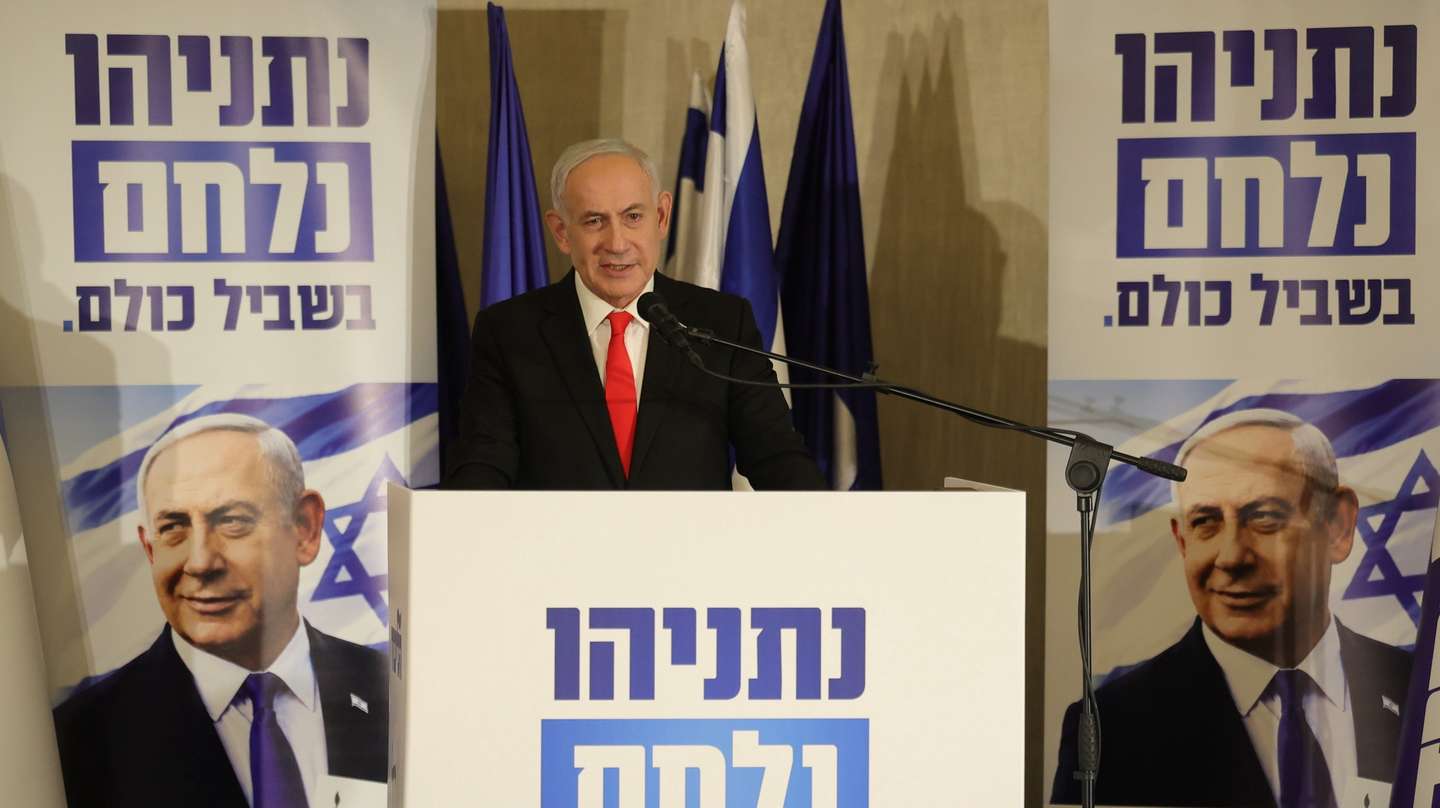 epa13222814 Benjamin Netanyahu, Israeli Prime Minister and leader of the Likud party, speaks during the party's presentation of new team members for the upcoming elections, in Jerusalem, Israel, 08 September 2026. Israel will hold elections for the 26th Knesset on 27 October 2026.  EPA/ABIR SULTAN