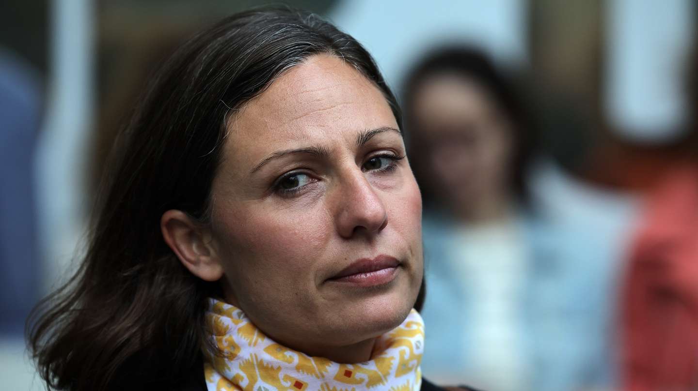 A presidente da Federação Nacional dos Médicos (FNAM), Joana Bordalo e Sá, durante uma manifestação junto ao 2.º Simpósio da Organização Mundial de Saúde dedicado ao futuro digital, no Porto, 05 de setembro de 2023. ESTELA SILVA/LUSA