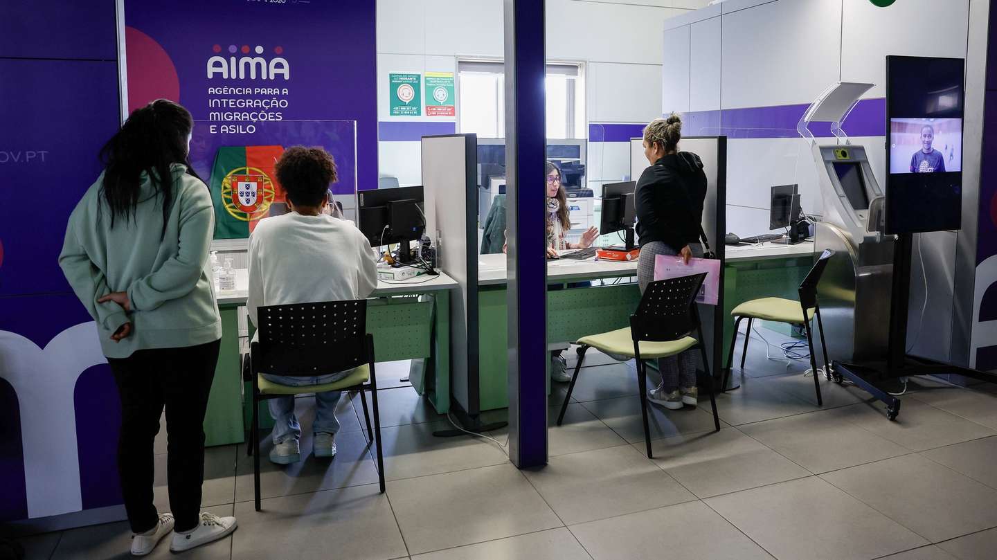 Novo conceito de loja a implementar pela Agência para a Integração, Migrações e Asilo (AIMA) em todo o país, Faro, 03 de novembro de 2023. LUÍS FORRA/LUSA