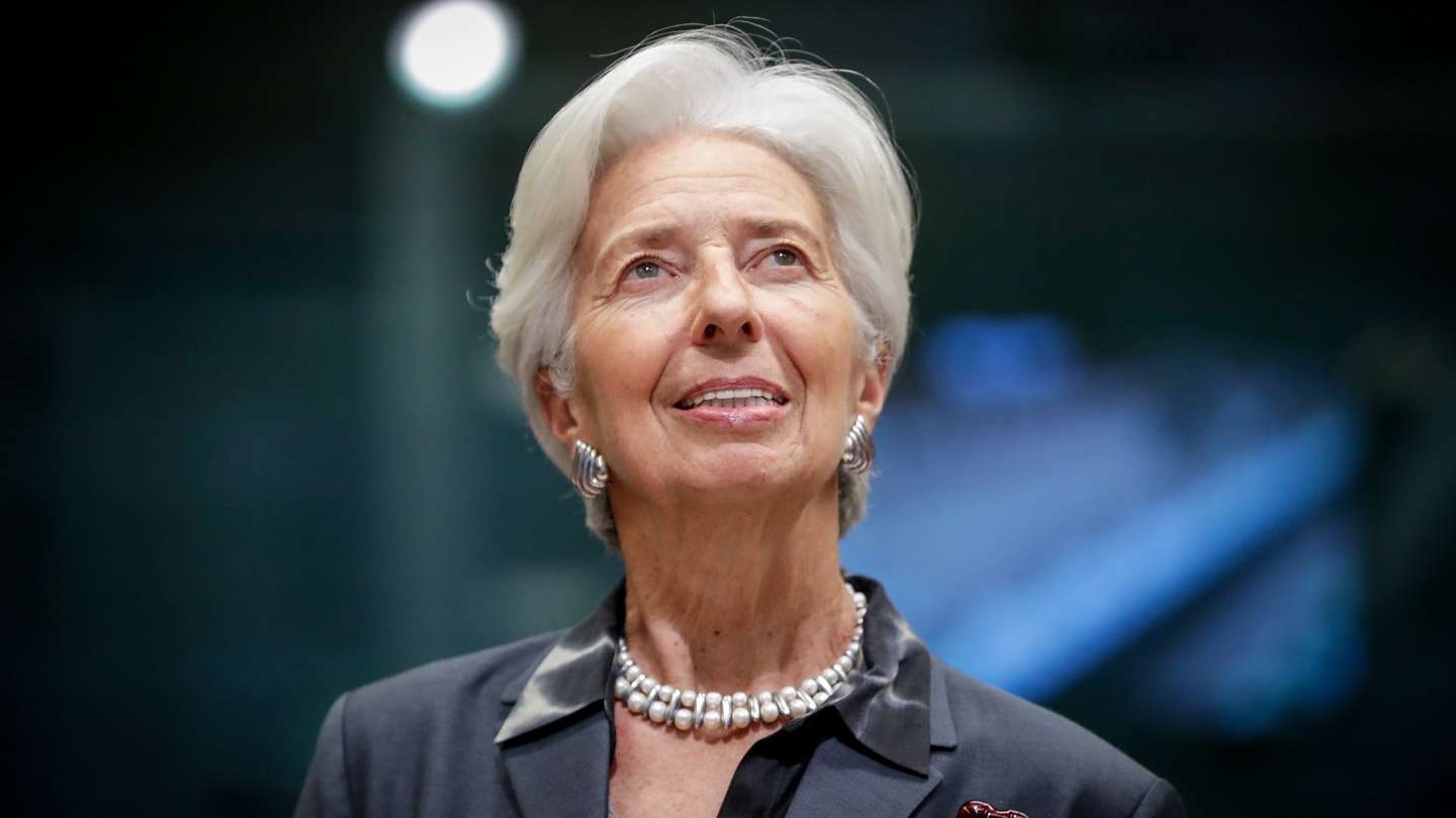 epa08760953 YEARENDER 2020 PERSONALITIESEuropean Central Bank President Christine Lagarde during an EU Eurogroup finance ministers' meeting at the European Council in Brussels, Belgium, 20 January 2020. Lagarde is the first female President of the ECB. EPA/STEPHANIE LECOCQ *** Local Caption *** 55785010