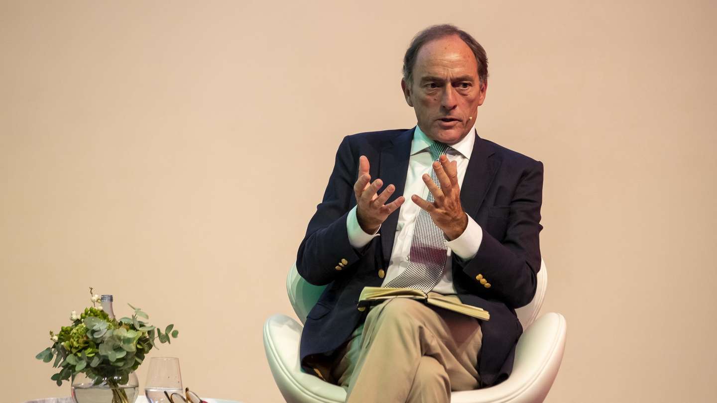 O vice-primeiro-ministro e ministro de Estado e dos Negócios Estrangeiros dos XV e XVI Governos, Paulo Portas, durante o debate "O Turismo na atual geoestratégia mundial", no auditório da Fundação Champalimaud, em Lisboa, 27 de setembro 2022. JOSÉ SENA GOULÃO/LUSA