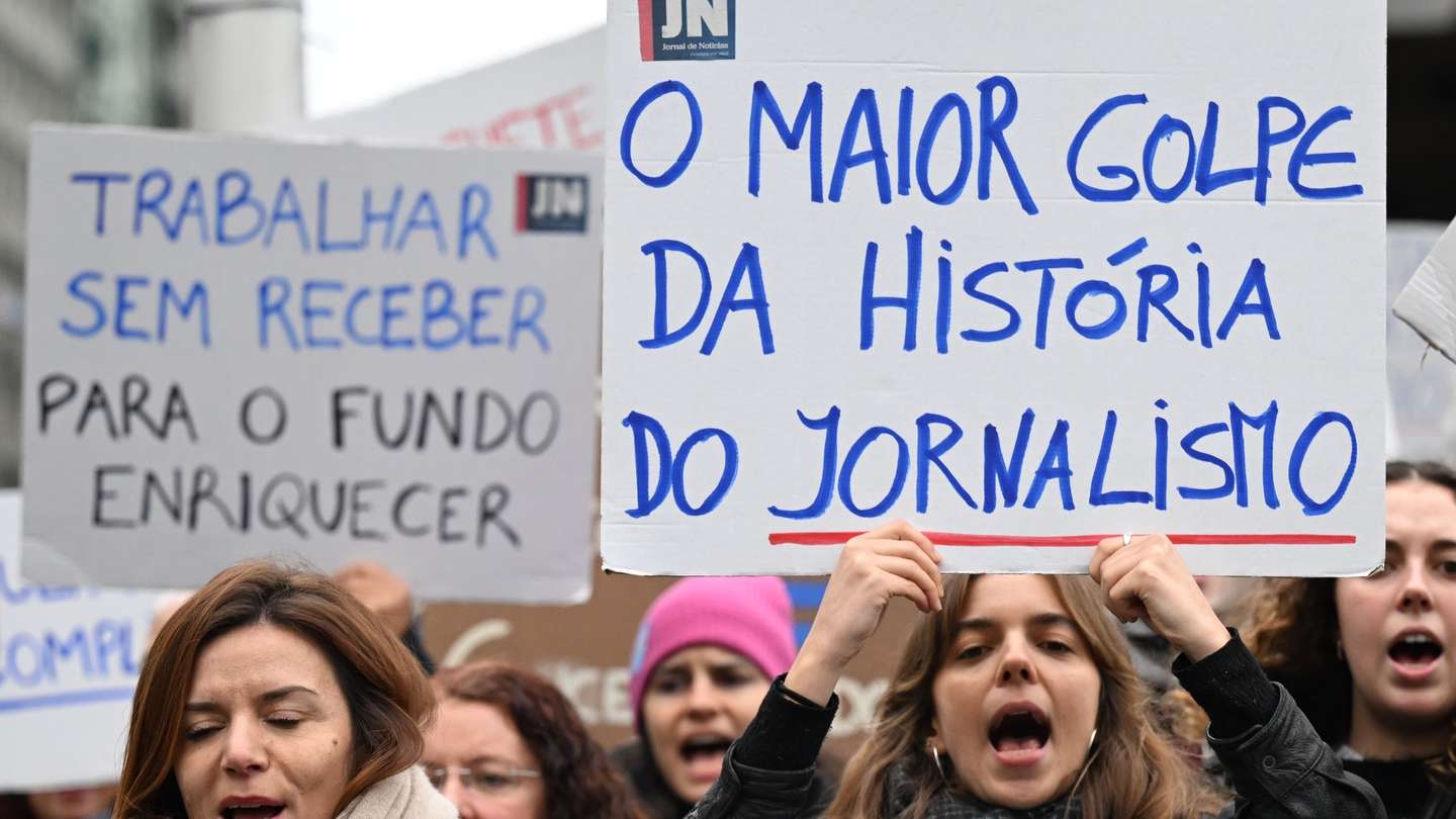 Os trabalhadores do Global Media Group (GMG) cumpriram na quarta-feira um dia de greve