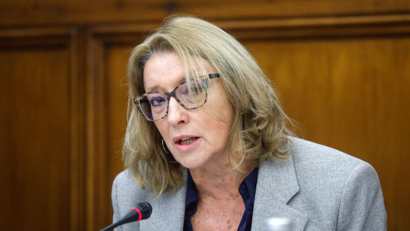 A ministra do Trabalho, Solidariedade e Segurança Social, Maria do Rosário Palma Ramalho, intervém na sua audição perante a Comissão de Trabalho, Segurança Social e Inclusão, na Assembleia da República, em Lisboa, 15 de janeiro de 2025. ANTÓNIO PEDRO SANTOS/LUSA