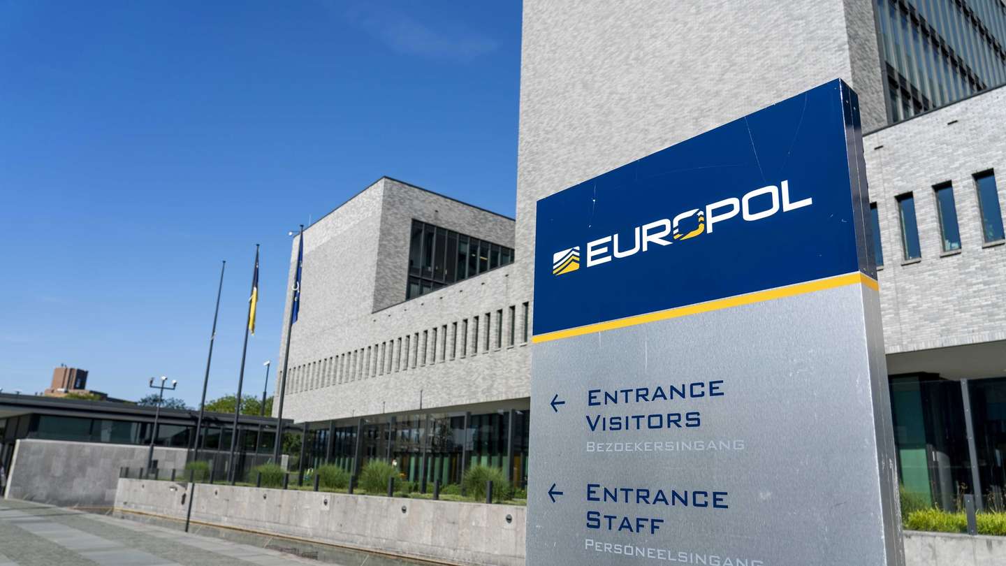 epa09254493 An exterior view of the Europol headquarters in The Hague, the Netherlands, 08 June 2021, prior to a Europol's press conference on one of the largest and most sophisticated law enforcement operations to date in the fight against encrypted criminal activities that resulted in the arrest of more than 800 people. According to a statement by the Europol, the US Federal Bureau of Investigation (FBI), the Dutch National Police, the Swedish Police Authority, in cooperation with the US Drug Enforcement Administration (DEA) and 16 other countries have carried out the investigations with the support of Europol.  EPA/JERRY LAMPEN
