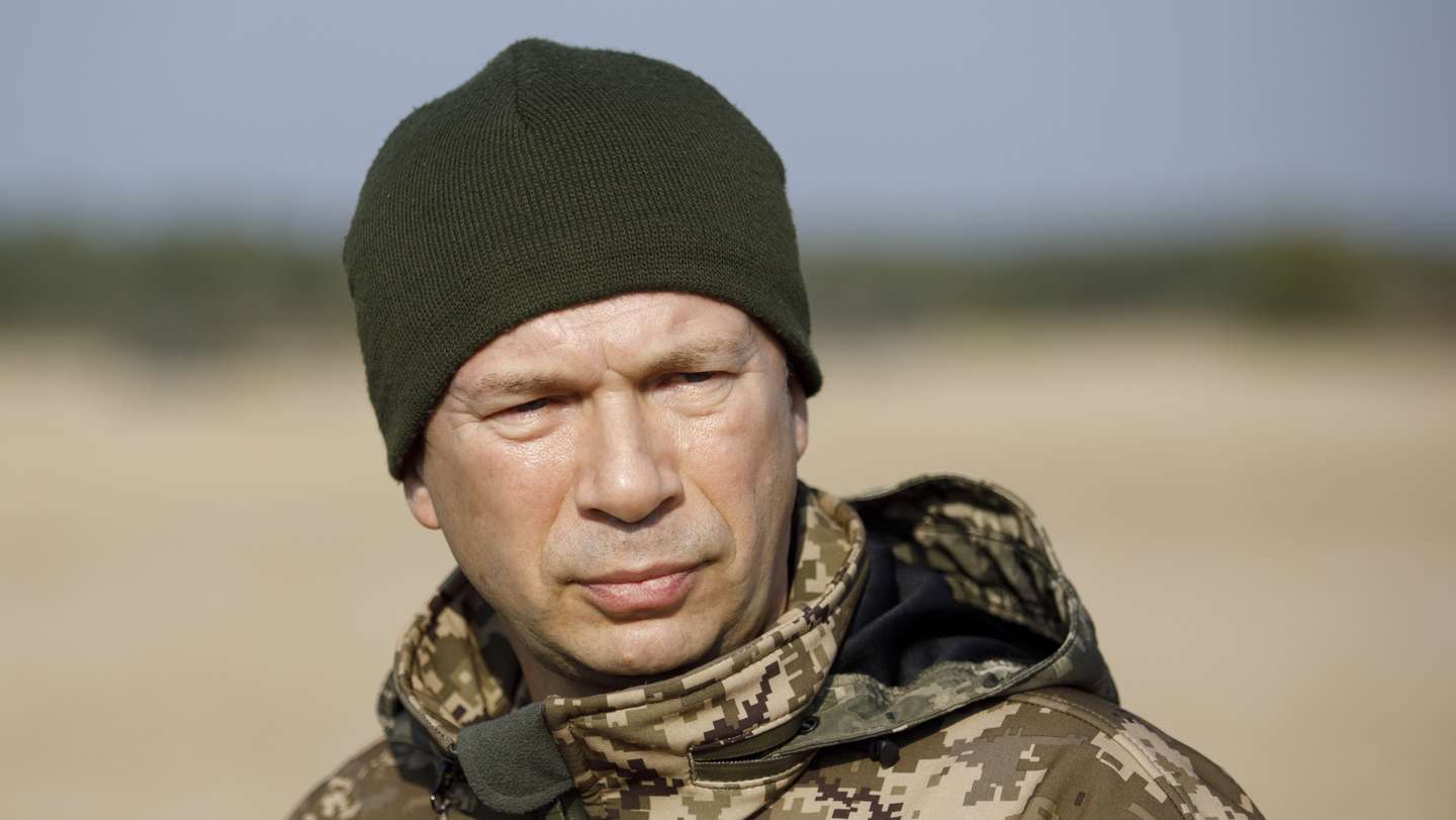 epa13125455 (FILE) - Oleksandr Syrskyi, then Commander of the Ukrainian Ground Forces, at a shooting range near Kyiv, Ukraine, 27 October 2020 (re-issued 21 July 2026). Ukraine's President Zelensky on 21 July 2026 dismissed Oleksandr Syrskyi from his post as commander-in-chief of Ukraine's Armed Forces and appointed Mykhailo Drapatyi to replace him.  EPA/VITALII NOSACH