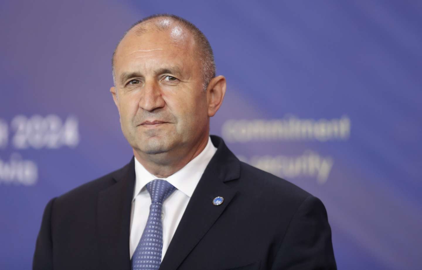 epa11403577 Bulgarian President Rumen Radev attends the NATO's Eastern Flank Bucharest 9 (B9) summit in Riga, Latvia, 11 June 2024. Latvia is hosting the leaders of Bulgaria, the Czech Republic, Estonia, Hungary, Lithuania, Poland, Romania and Slovakia during the Bucharest 9 (B9) summit of NATO members, which are part of the alliance's eastern flank. As well as Sweden's President Alexander Stubb and Prime Minister Ulf Kristersson attended the summit. The summit is an important event before the upcoming Washington summit for the B9 members to align each other's position ahead of that meeting. The B9 Summit is also be among the many events marking the 75th anniversary of NATO's founding and the 20th anniversary of Latvia's NATO membership.  EPA/TOMS KALNINS