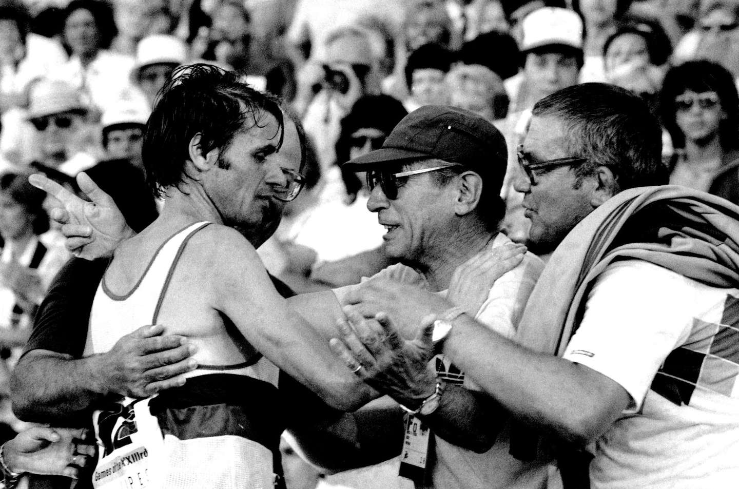 Carlos Lopes, medalha de ouro em Los Angeles 84