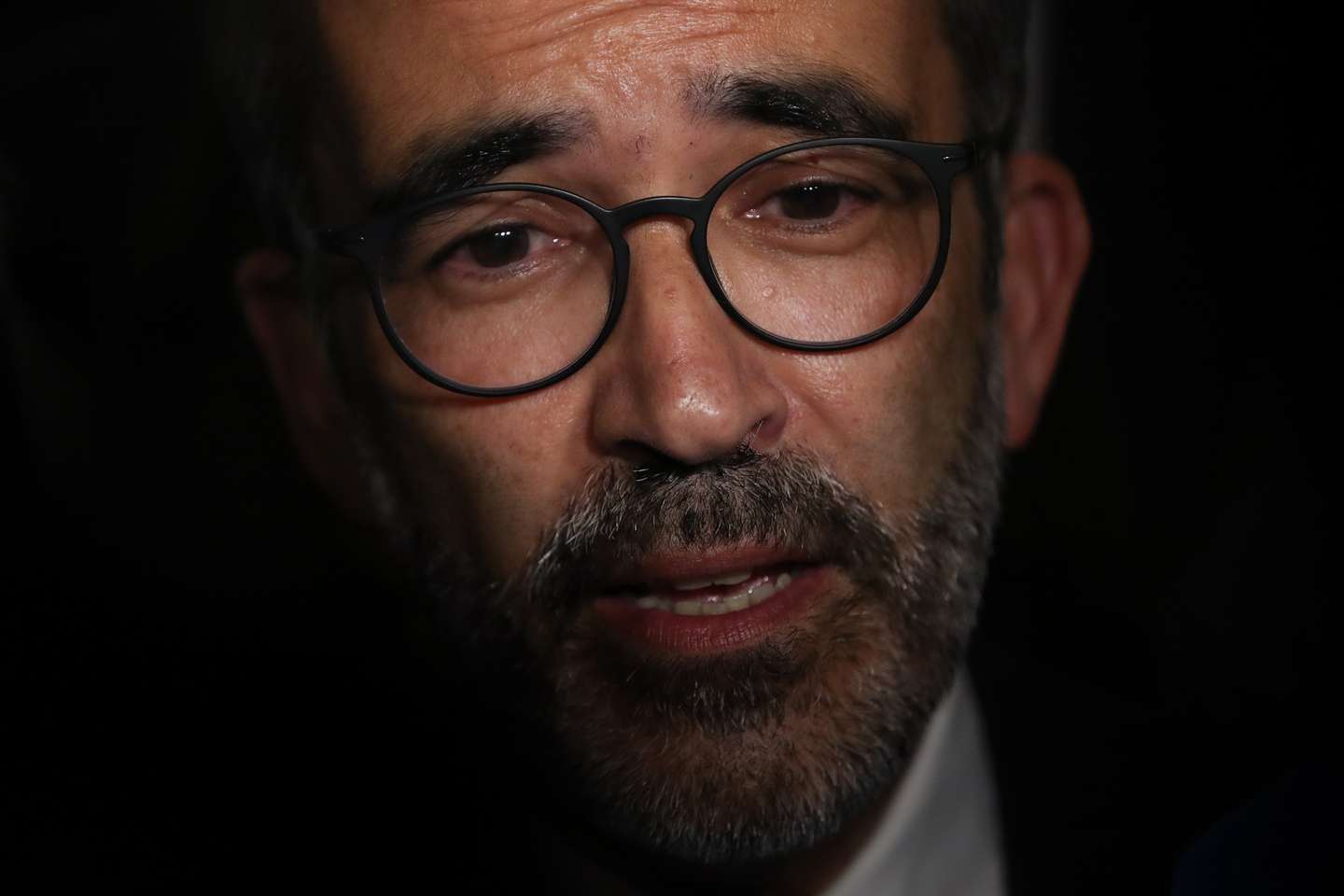 O eurodeputado e conselheiro do Partido Social Democrata (PSD), Paulo Rangel, à chegada para a reunião do Conselho Nacional do partido para debater a situação política, a convocação das eleições diretas para presidente do partido, aprovação do respetivo regulamento, bem como a marcação do 39.º Congresso do PSD, em Lisboa, 14 de outubro de 2021. MÁRIO CRUZ/LUSA