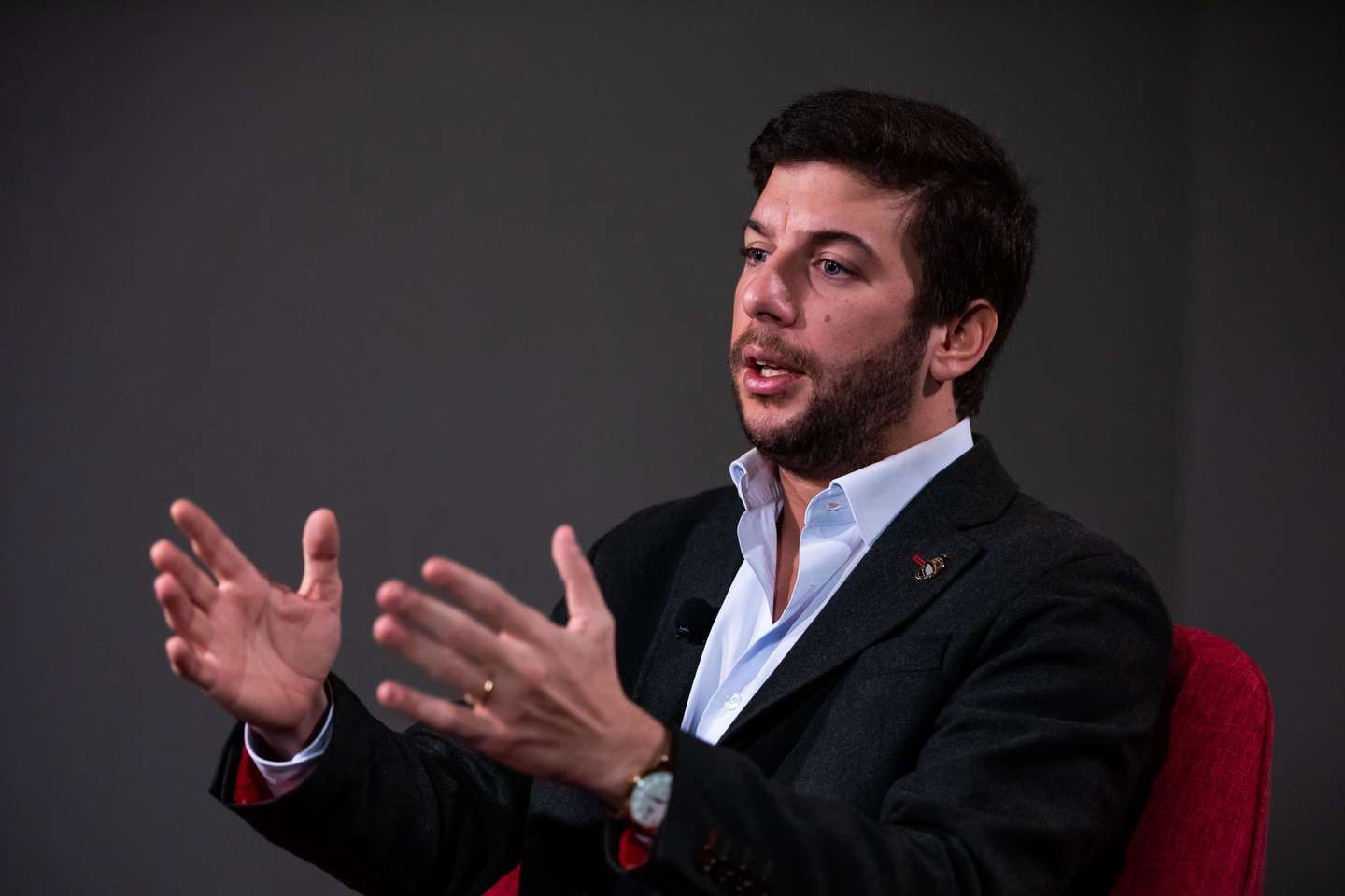 O presidente do CDS-PP, Francisco Rodrigues dos Santos,  durante entrevista à Agência Lusa, 06 de janeiro de 2022. (ACOMPANHA TEXTO DO DIA 8 DE JANEIRO DE 2022) JOSÉ SENA GOULÃO/LUSA