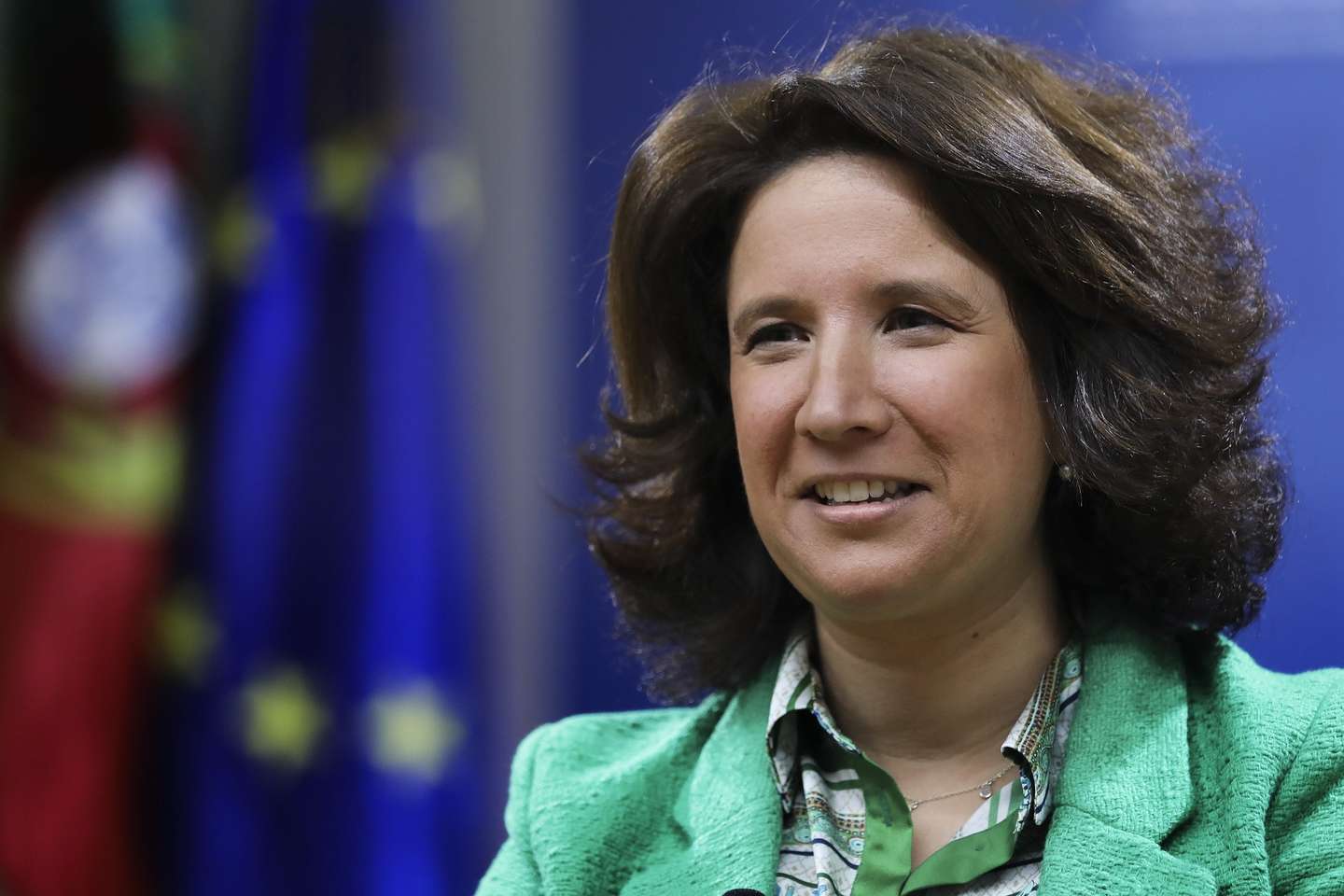 A secretária de Estado do Turismo Rita Marques, durante entrevista à Agência Lusa, no Ministerio da Economia, em Lisboa, 15 de março de 2022. (ACOMPANHA TEXTO DA LUSA DO DIA 16 DE MARÇO 2022). JOÃO RELVAS/LUSA