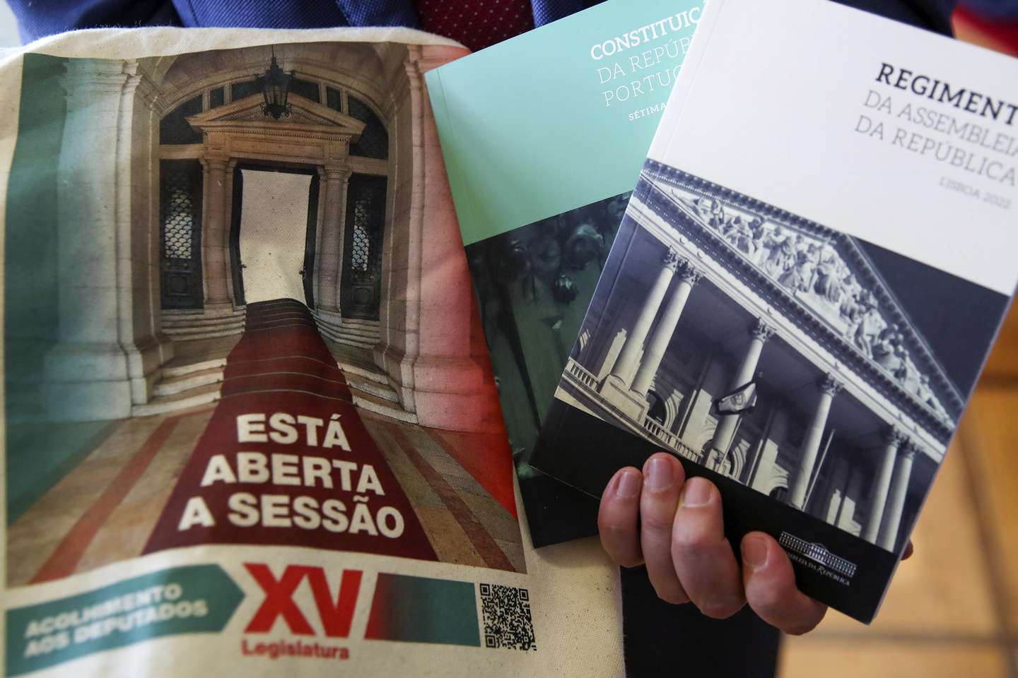 Processo de rececão aos novos deputados na Assembleia da República, Lisboa, 29 de março de 2022.  ANTÓNIO COTRIM/LUSA