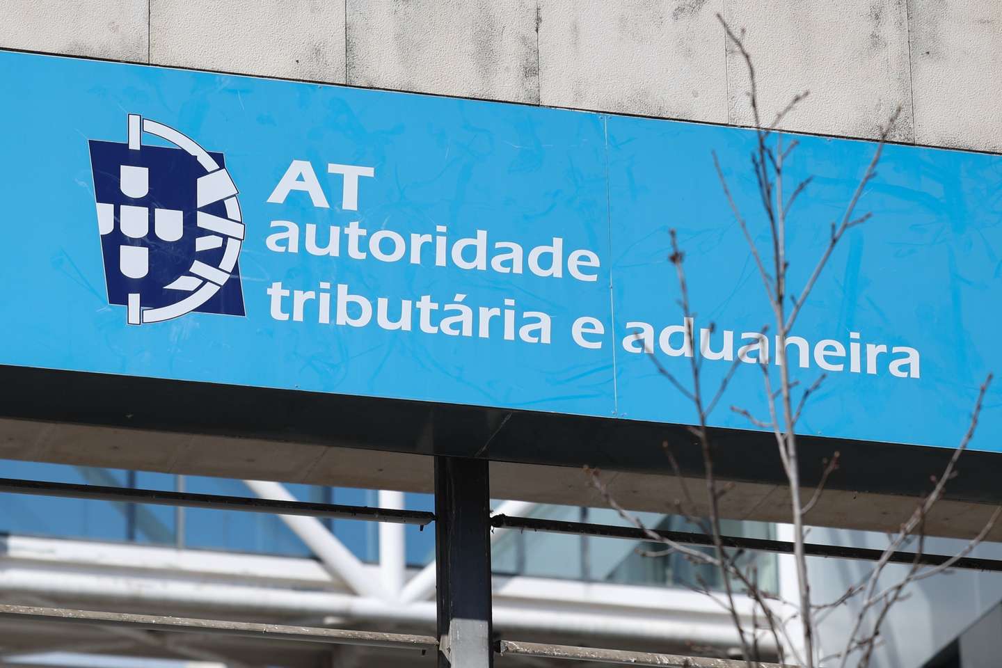 Logotipo da  Autoridade Tributária e Aduaneira , Lisboa, 01 de março de 2023. ANTÓNIO COTRIM/LUSA