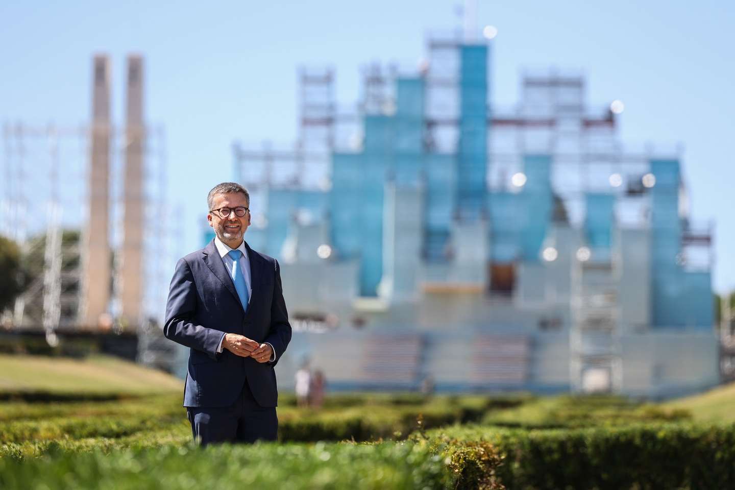 O Presidente da Câmara de Lisboa, Carlos Moedas, fala em entrevista à Agência Lusa em Lisboa, 25 de Julho de 2023. (ACOMPANHA TEXTO DA LUSA DE 26 DE JULHO DE 2023) TIAGO PETINGA/LUSA