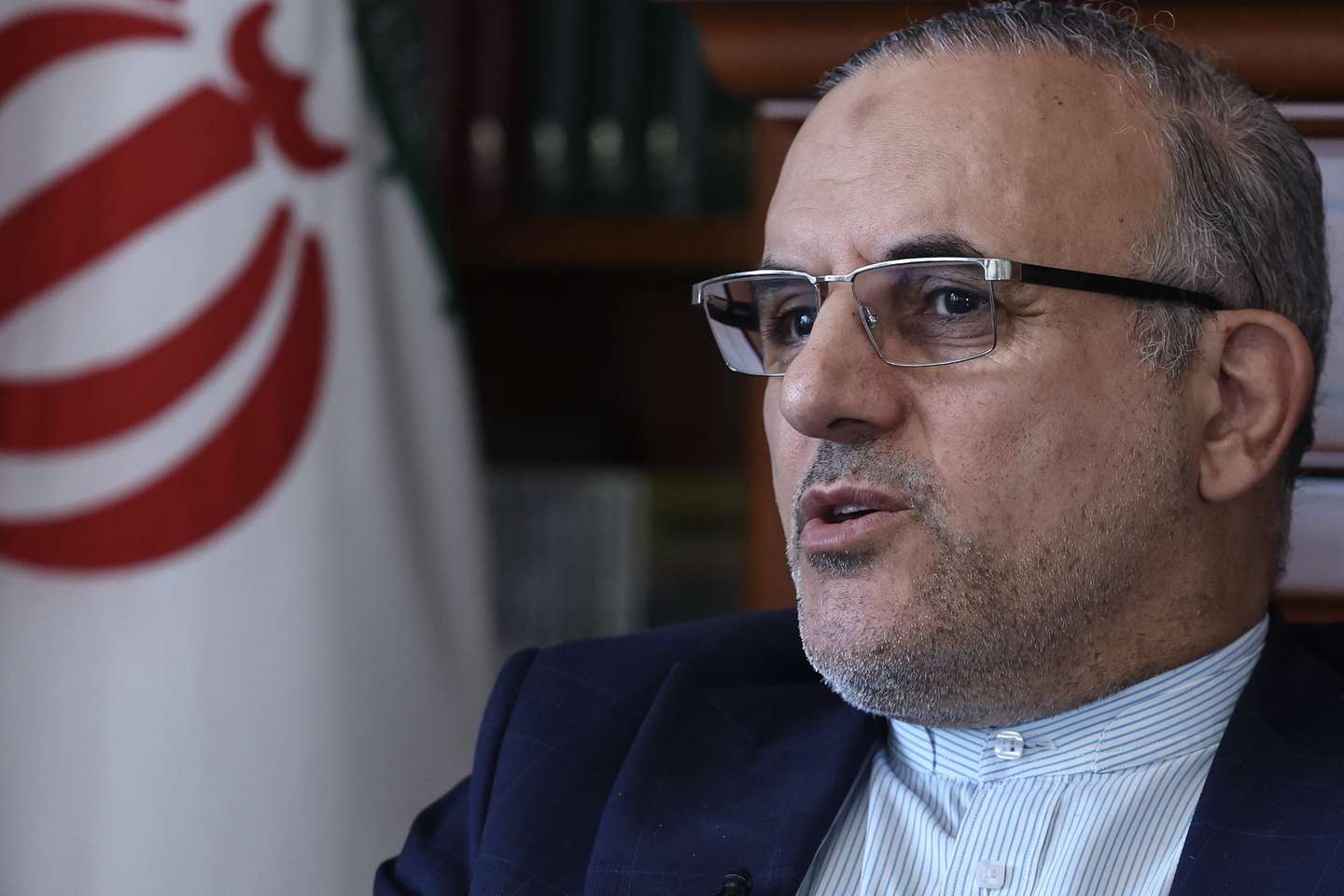 O embaixador do Irão em Portugal, Seyed Majid Tafreshi, em entrevista à agência Lusa, em Lisboa, 07 de agosto de 2025. (ACOMPANHA TEXTO DA DO DIA 09 DE AGOSTO DE 2025). ANTÓNIO COTRIM/LUSA