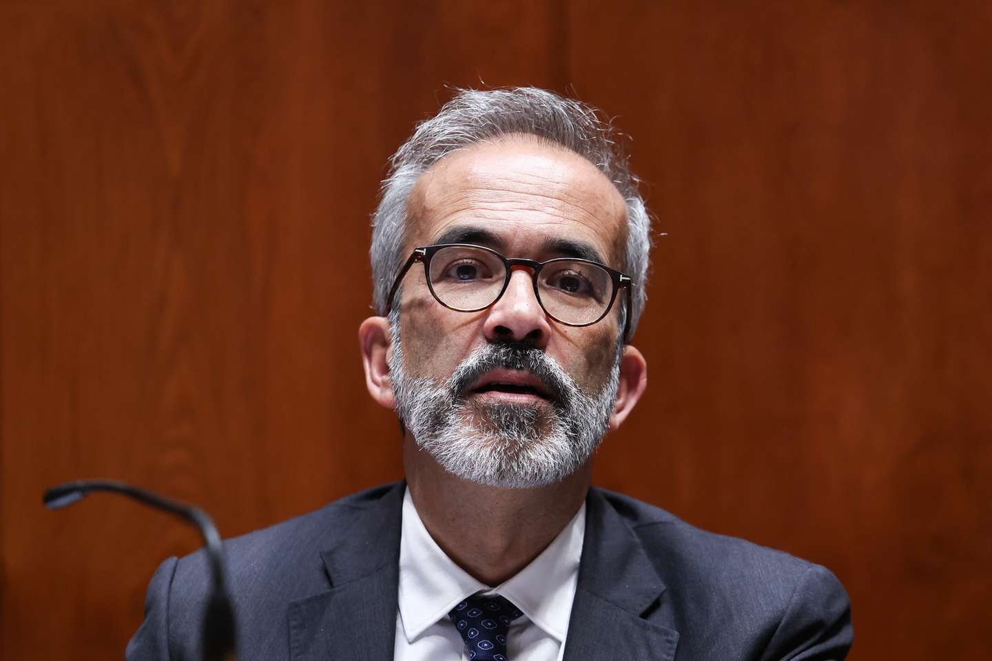 O ministro de Estado e dos Negócios Estrangeiros, Paulo Rangel, durante a sua audição na Comissão de Orçamento, Finanças e Administração Pública, na Assembleia da República, em Lisboa, 5 de novembro de 2025. ANTÓNIO COTRIM/LUSA